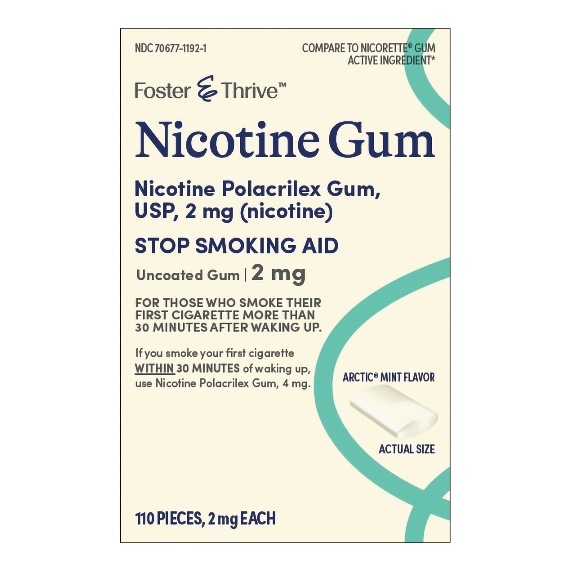 Stop Smoking Aid Foster & Thrive™ 2 mg Strength Gum