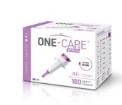 Safety Lancet ONE-CARE® 30 Gauge Retractable Push Button Activation Finger