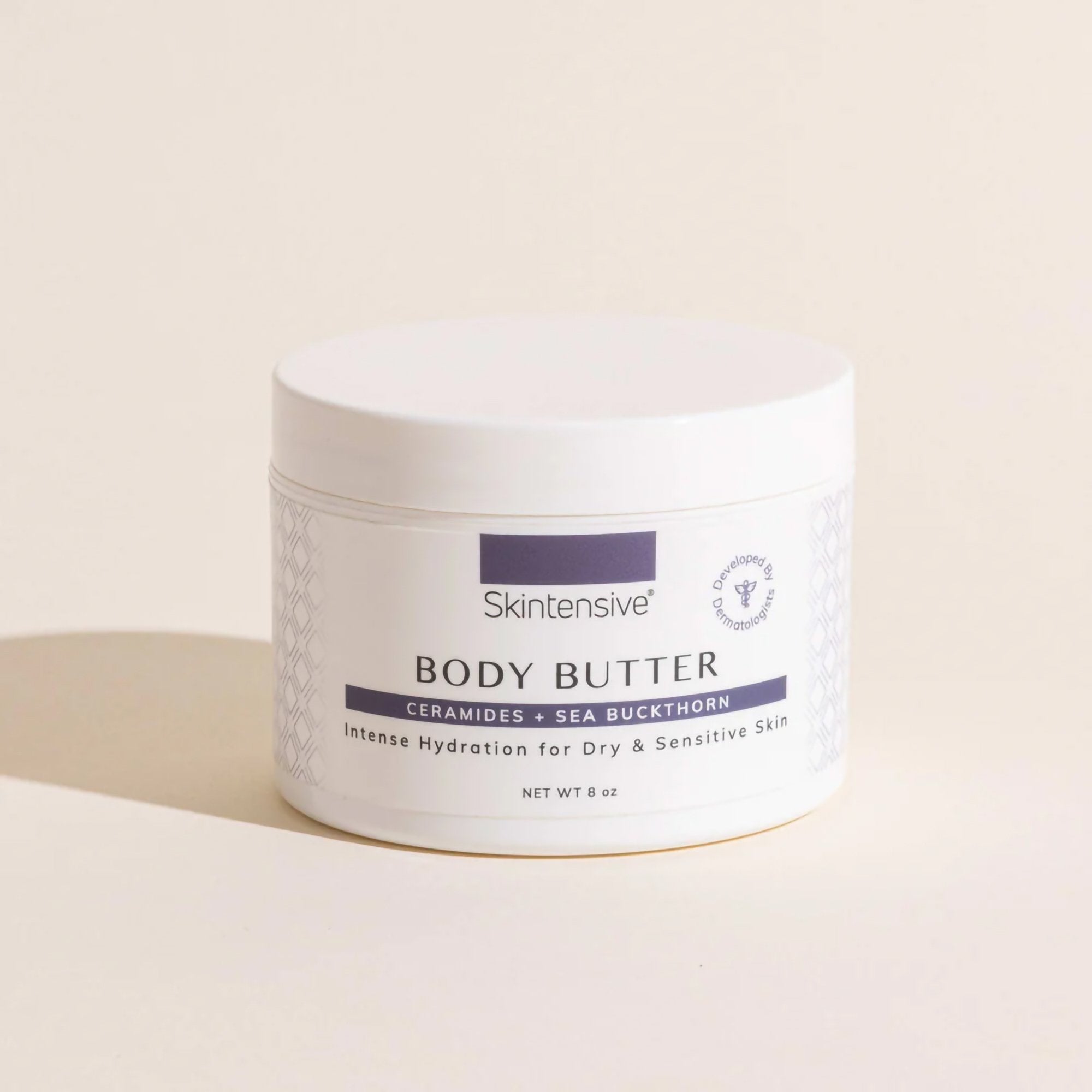 Hand and Body Moisturizer Skintensive® Body Butter 8 oz. Jar Unscented Cream - image 6