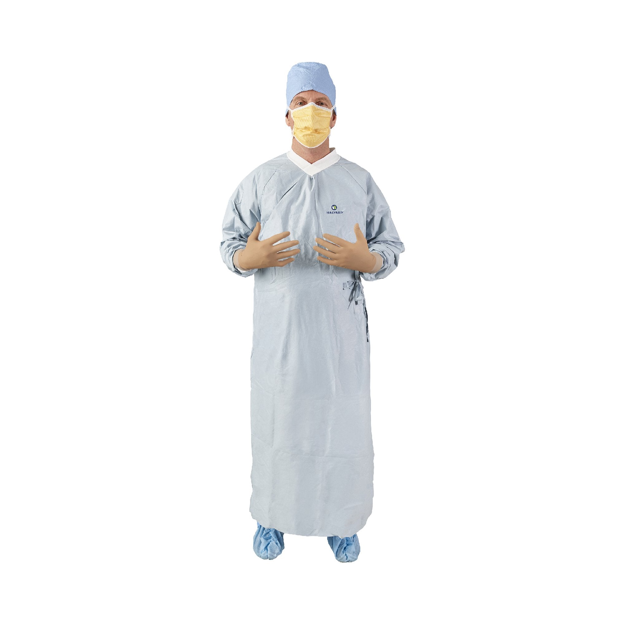 Aero Chrome Surgical Gown with Towel, X-Large