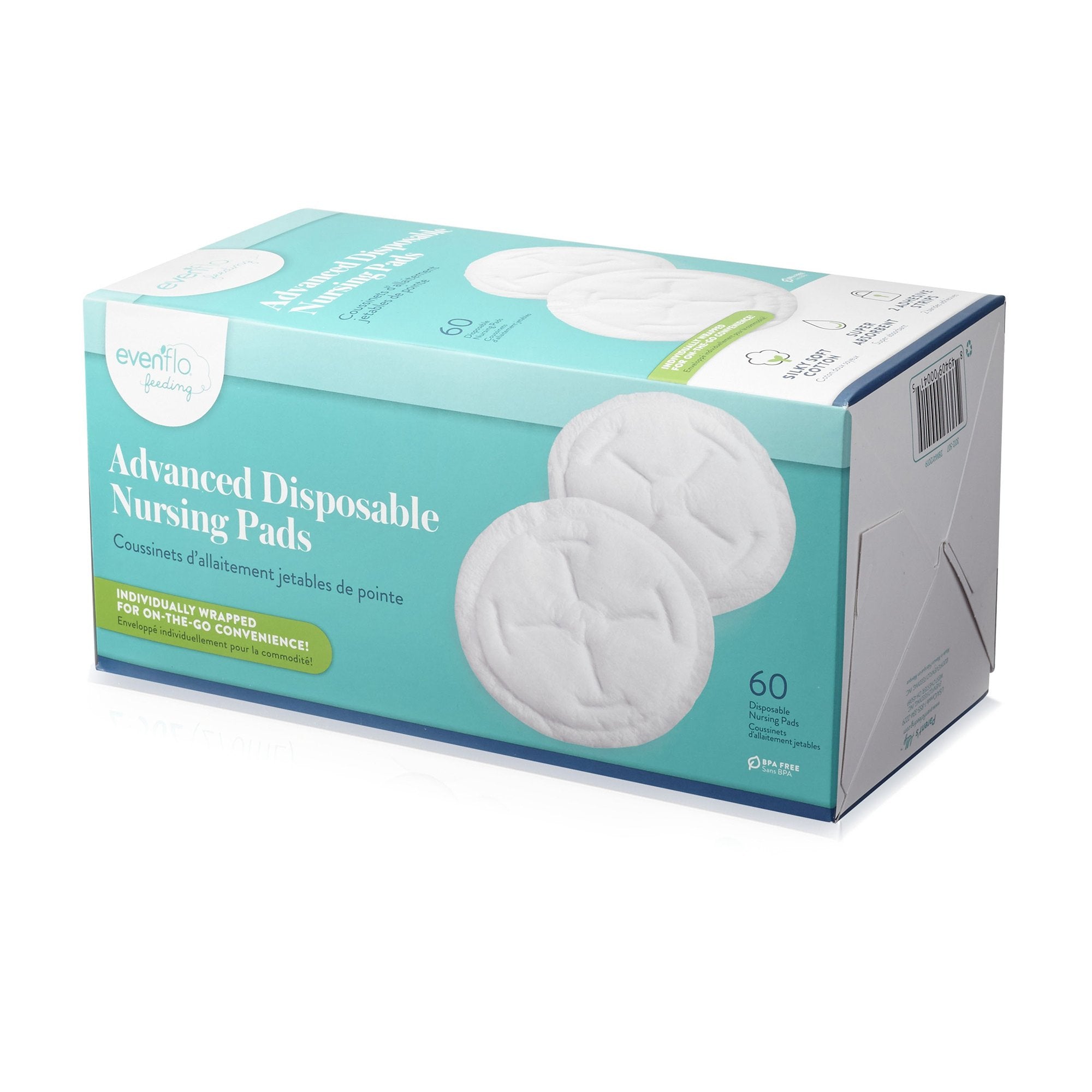 Nursing Pad Evenflo Advanced One Size Fits Most Breathable Material Disposable - image 4