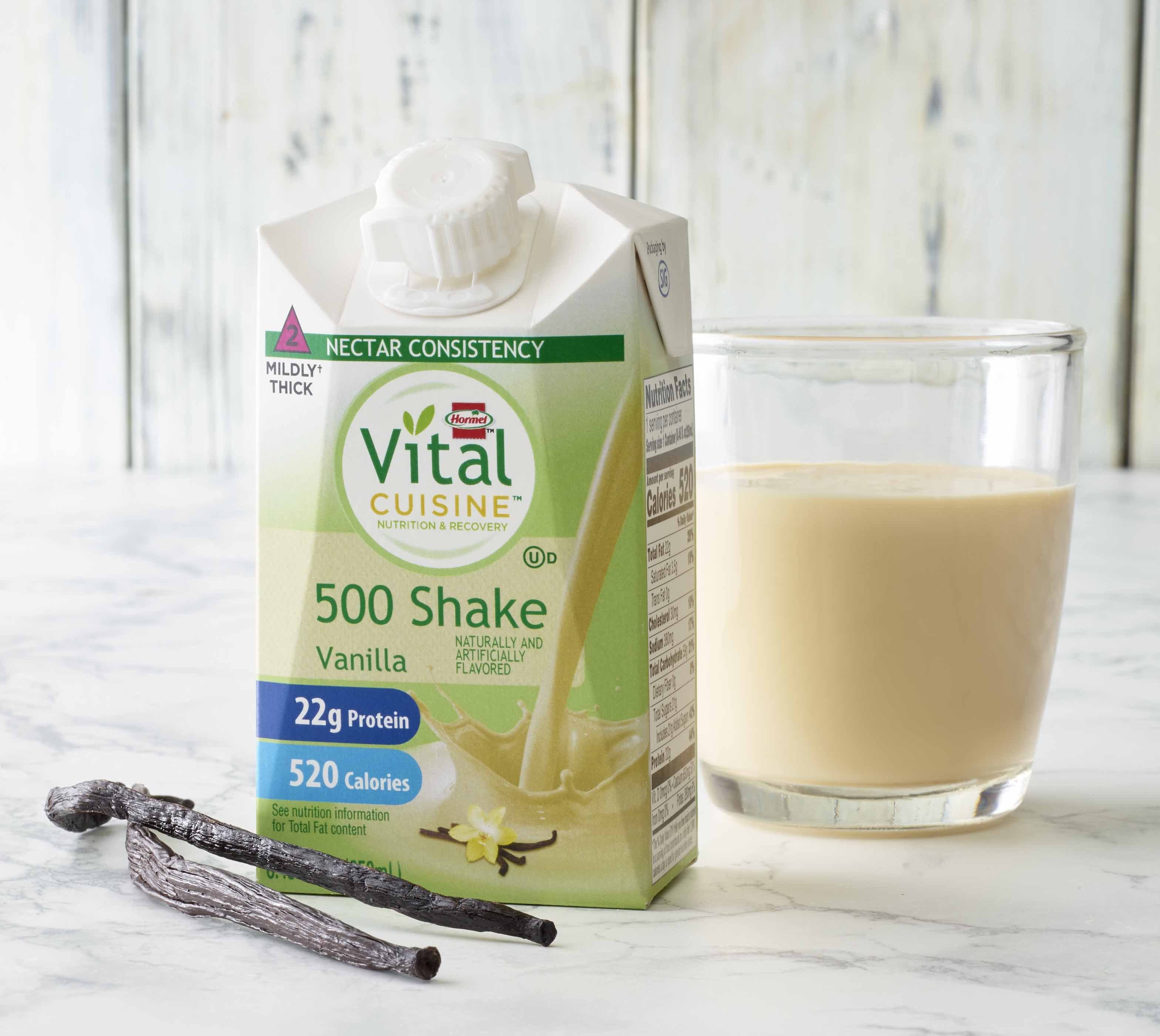 Oral Supplement Hormel Vital Cuisine® 500 Shakes Vanilla Flavor Liquid 8.45 oz. Carton - image 6