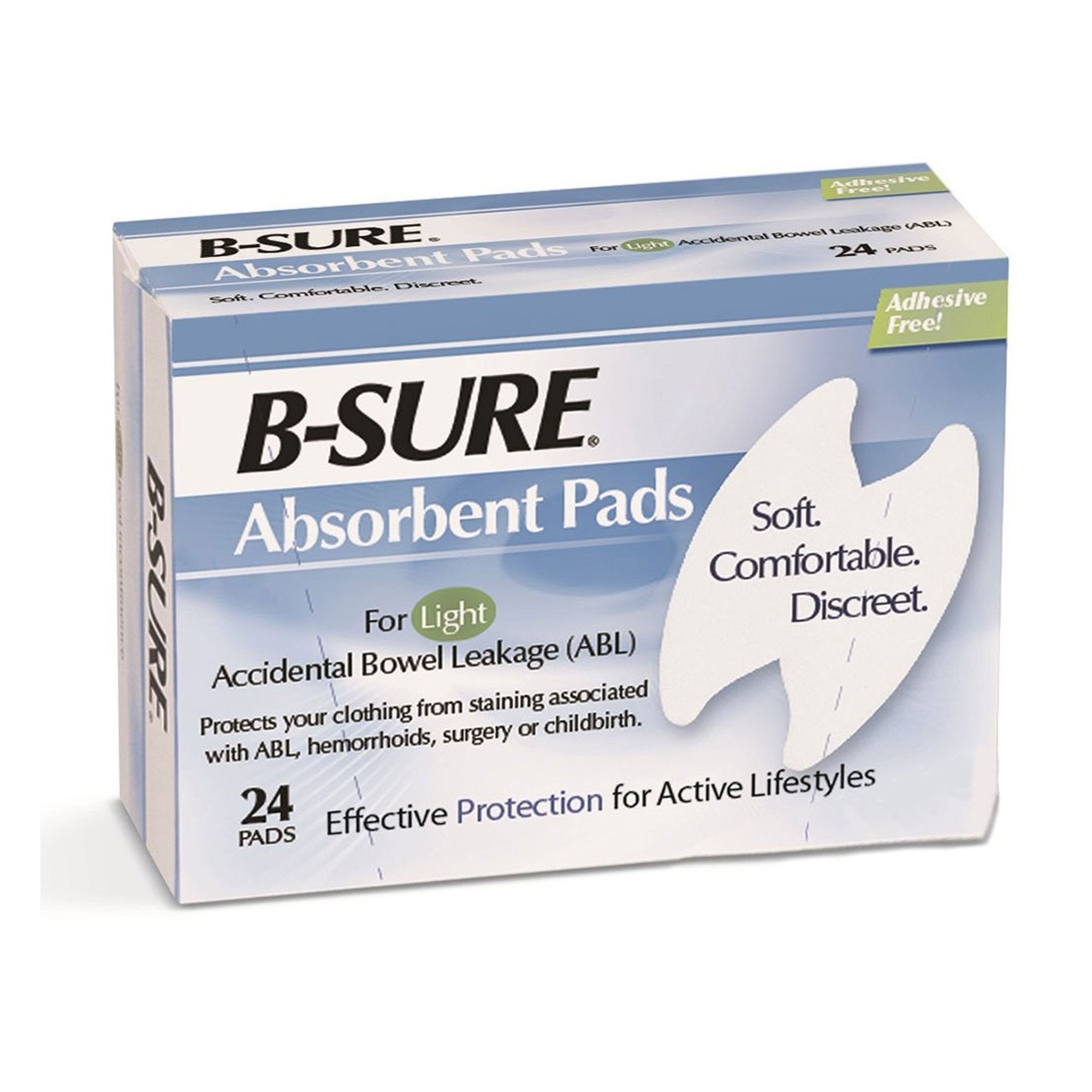 Incontinence Liner B-Sure® Heavy Absorbency Texel Fiber Core One Size Fits Most - image 2