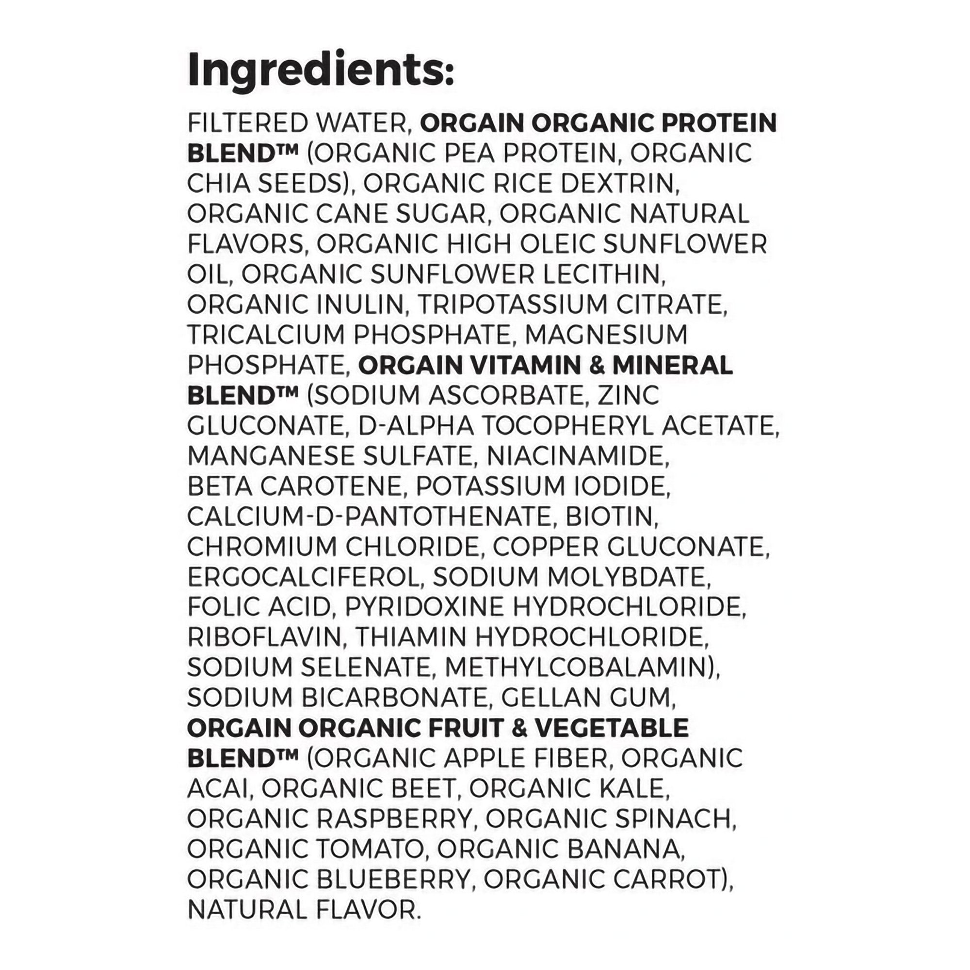 Oral Supplement Organic Nutrition™ Vegan Vanilla Bean Flavor Liquid 11 oz. Carton - image 2
