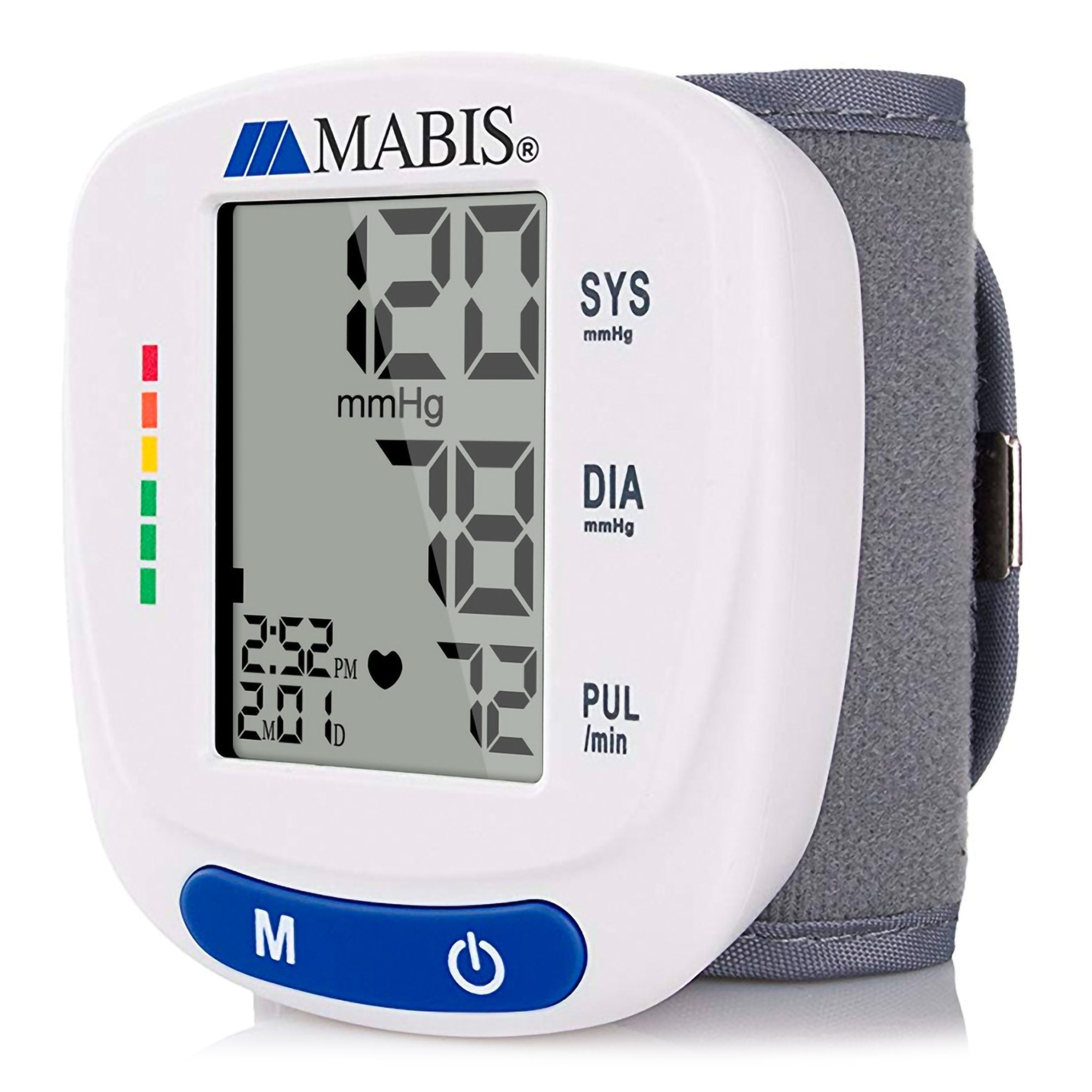 Digital Blood Pressure Monitor MABIS® Adult Cuff Cloth Fabric Cuff 5.3 to 8.5 inches Mobile - image 7