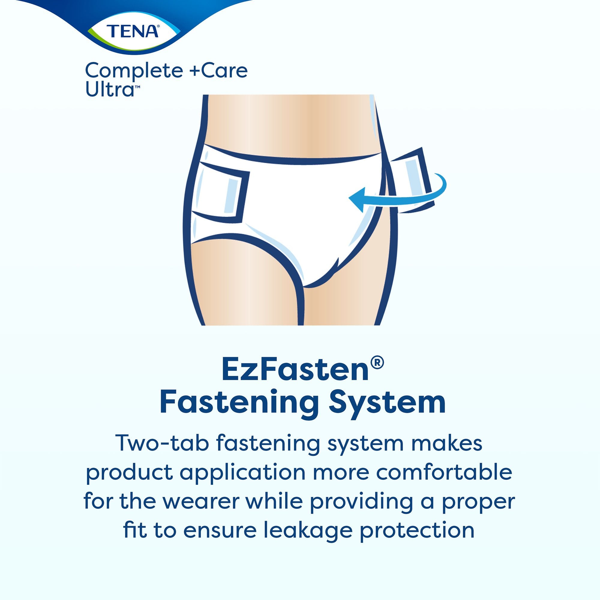 Incontinence Brief TENA Complete + Care Ultra™ Adult Large Unisex Disposable Moderate Absorbency - image 4