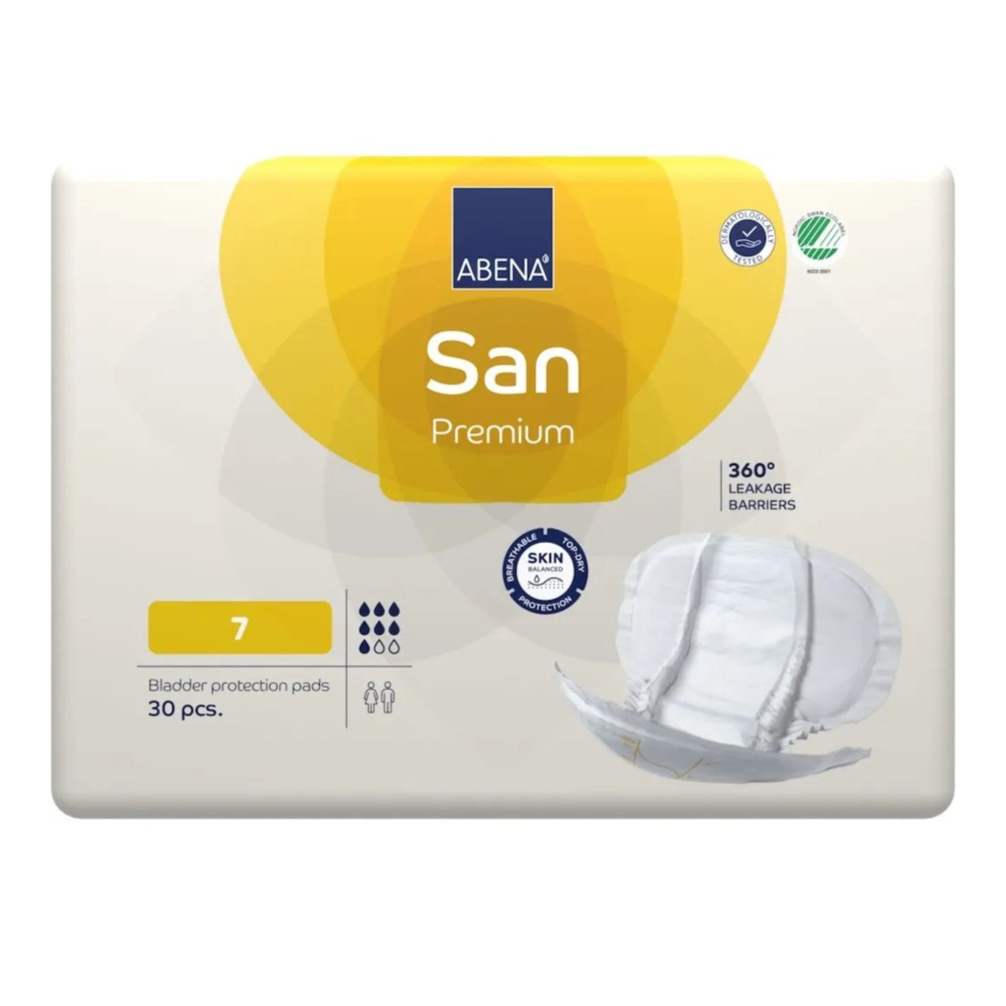 Incontinence Liner Abena® San Premium 14.1 X 24.8 Inch Heavy Absorbency Fluff / Polymer Core Size 7 - image 4