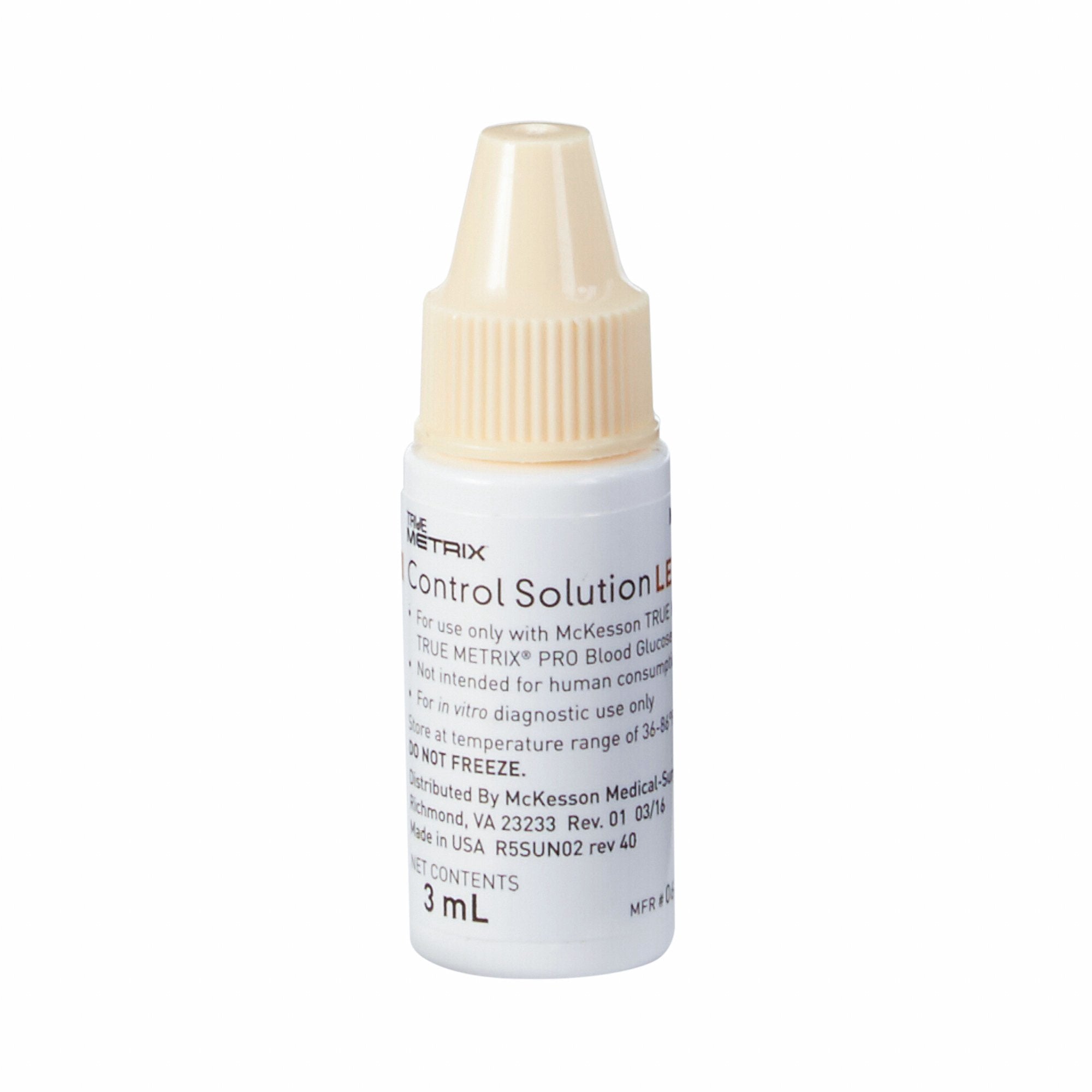 Blood Glucose Control Solution McKesson TRUE METRIX® 3 mL Level 2 - image 2