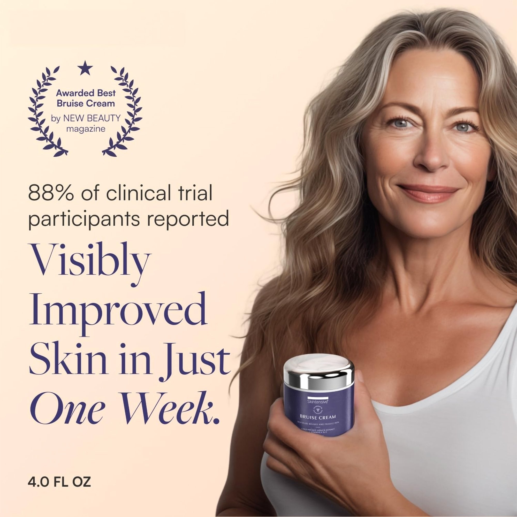 Hand and Body Moisturizer Skintensive® Bruise Cream 4 oz. Jar Unscented Cream - image 5