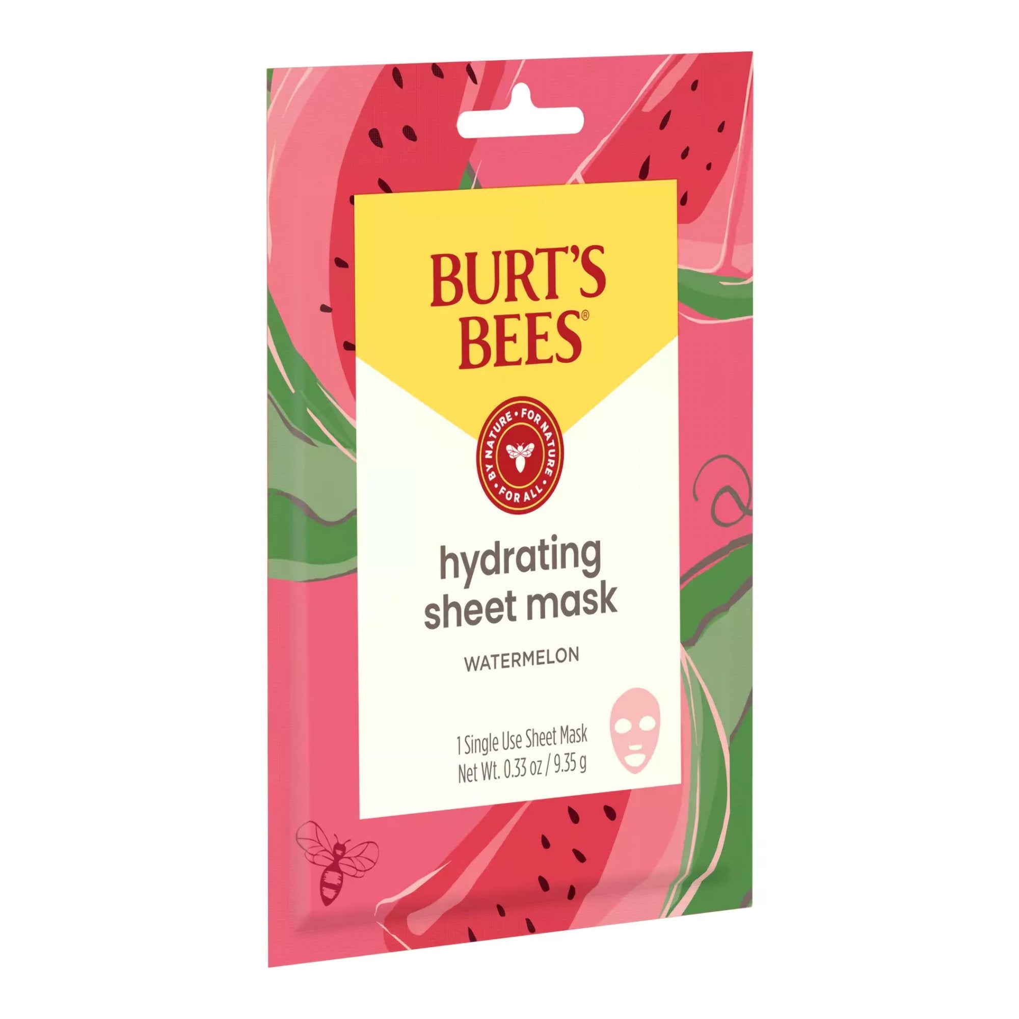 Facial Moisturizer Burt's Bees® Hydrating Sheet Mask 0.33 oz. Individual Packet Watermelon Scent Mask - image 3