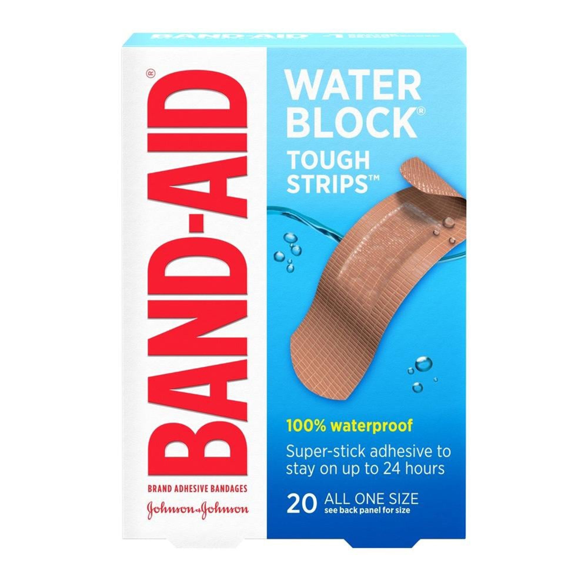 Waterproof Adhesive Strip Band-Aid® Water Block® Tough Strips™ Plastic Tan 1-3/4 X 4 Inch Sterile - image 3
