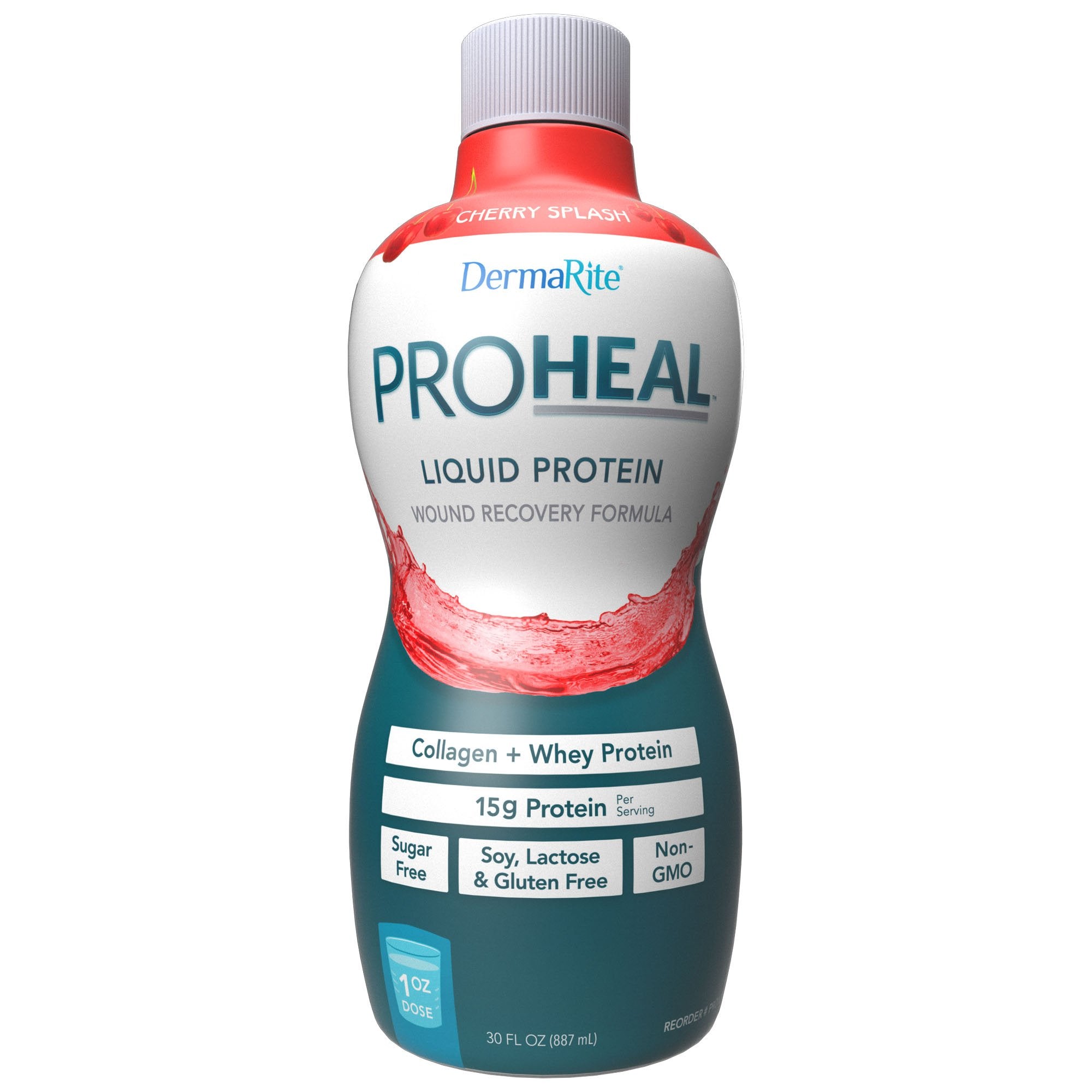 ProHeal™ Cherry Splash Liquid Protein Wound Recovery Formula, 30-ounce bottle