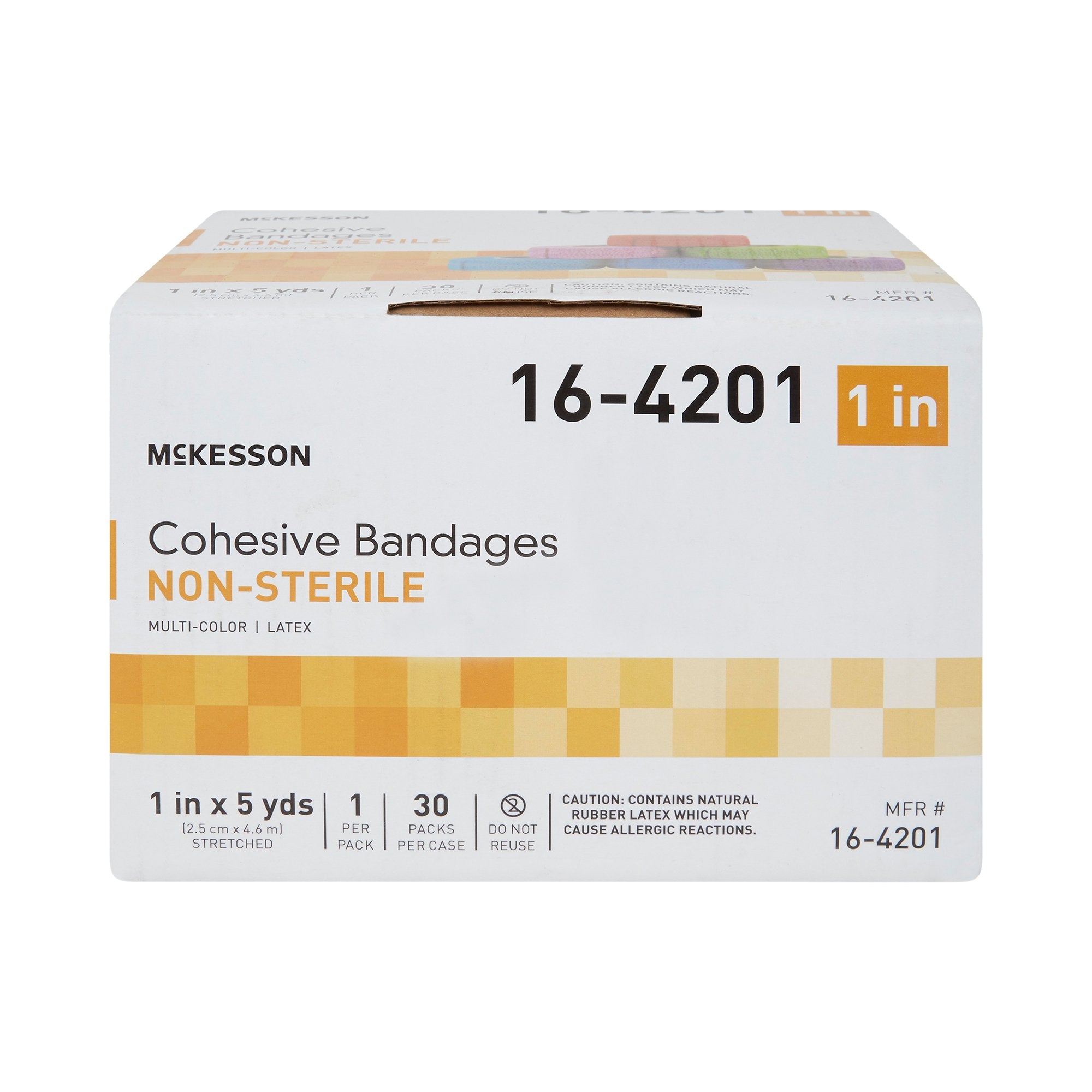 Cohesive Bandage McKesson 1 Inch X 5 Yard Self-adherent Closure Purple / Pink / Green / Light Blue / Royal Blue / Red NonSterile Standard Compression - image 3