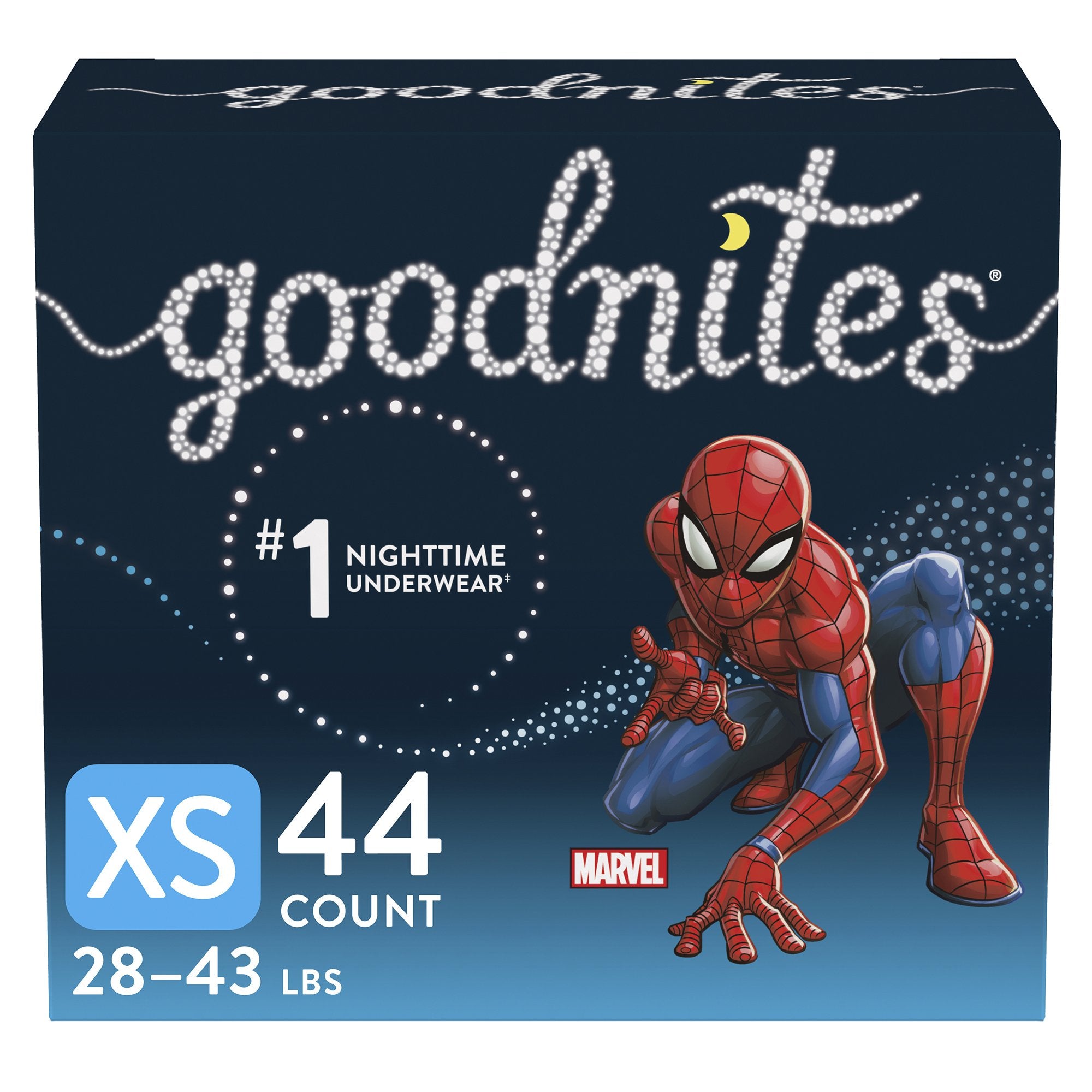 Male Youth Absorbent Underwear GoodNites® Pull On with Tear Away Seams X-Small Disposable Heavy Absorbency