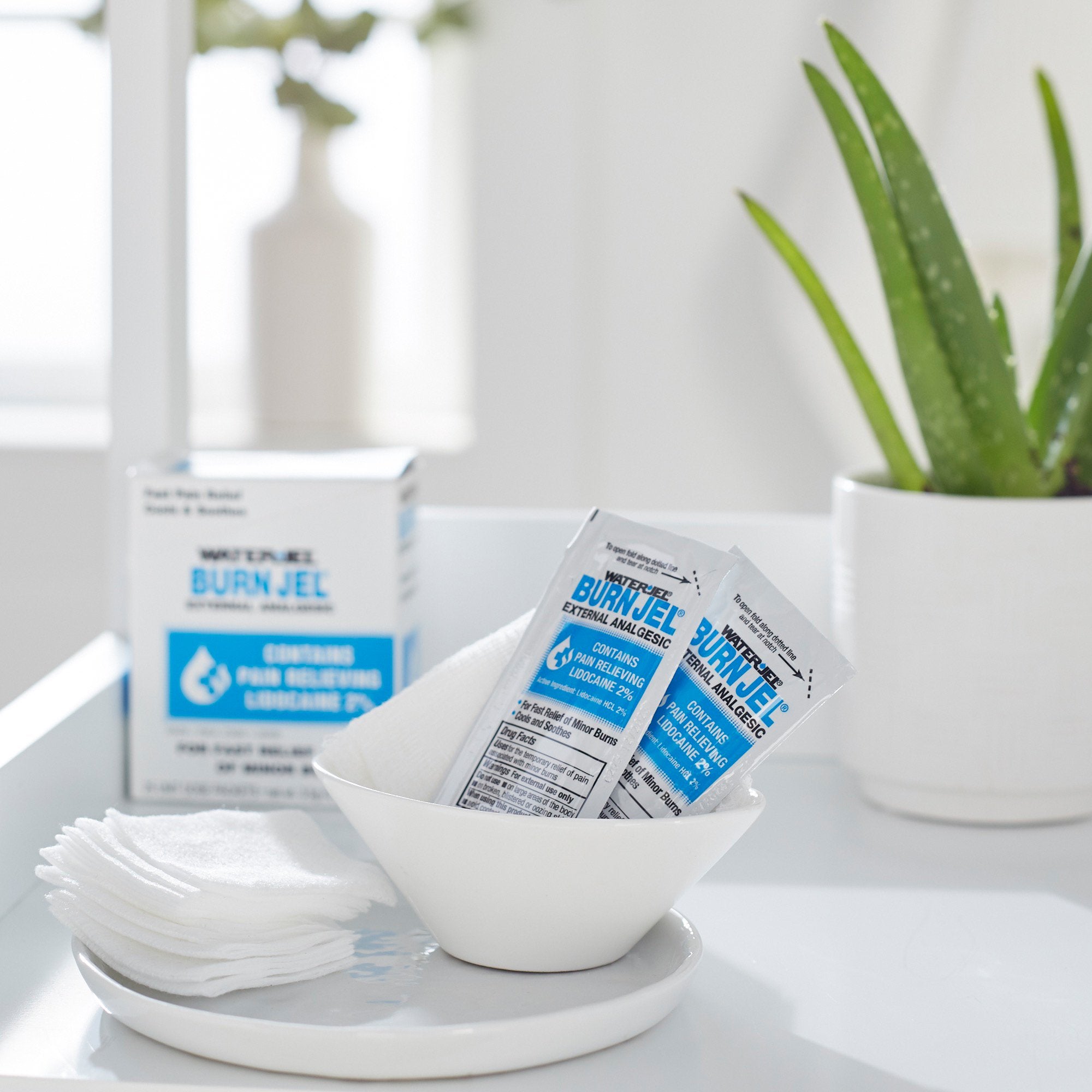 Burn Relief Lidocaine Water Jel® Burn Jel® Topical Gel 3.5 Gram Individual Packet - image 5