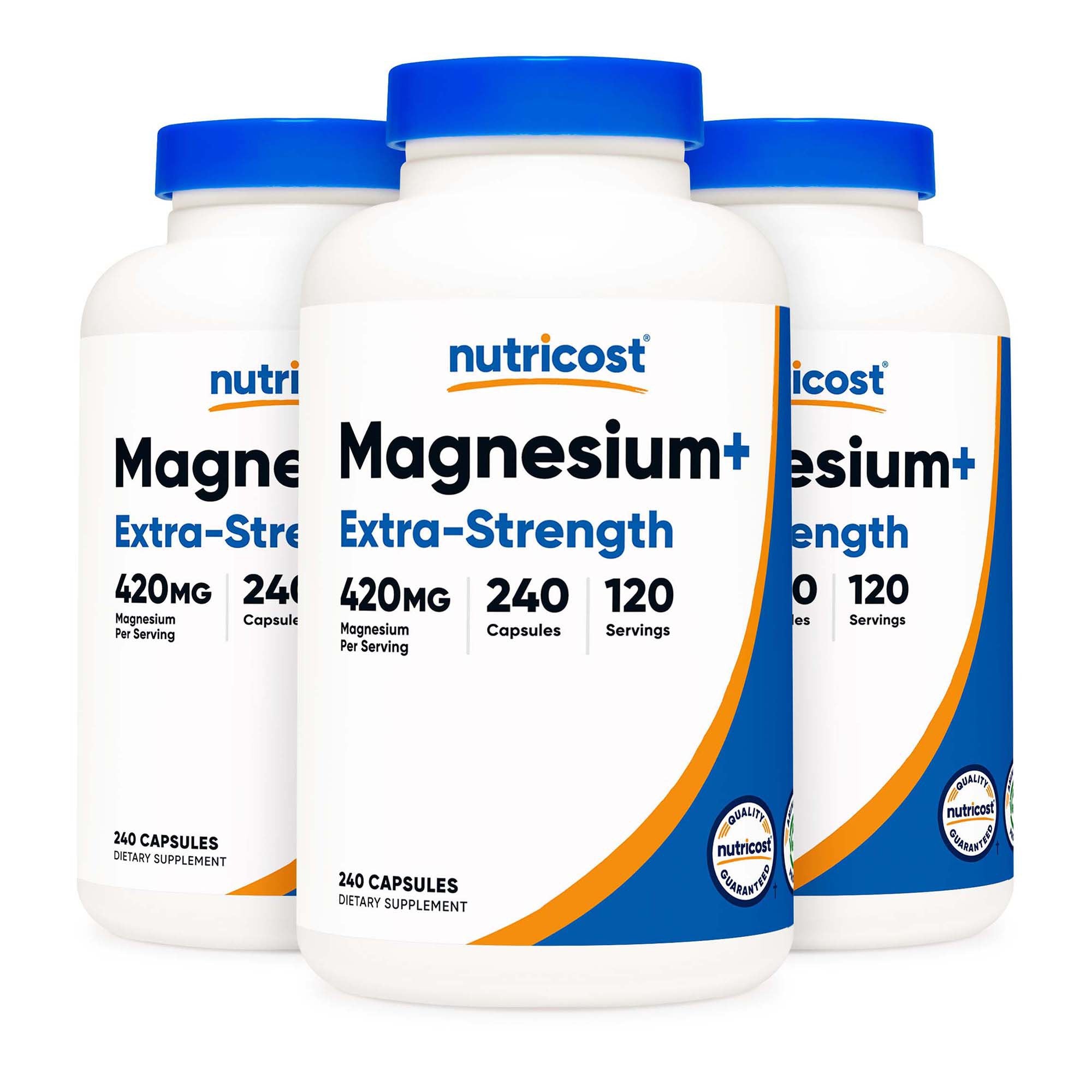 Dietary Supplement nutricost® Magnesium Citrate 420 mg Strength Capsule 240 Per Bottle - image 2