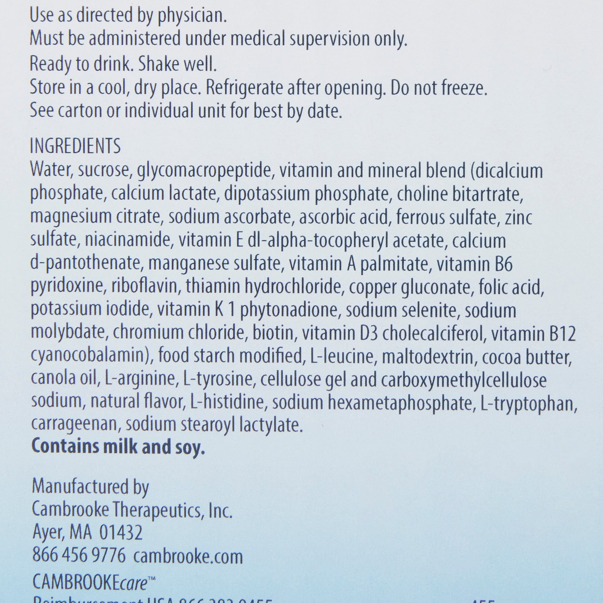 Oral Supplement Glytactin® RTD 15 Original Flavor Liquid 8.3 oz. Carton - image 4
