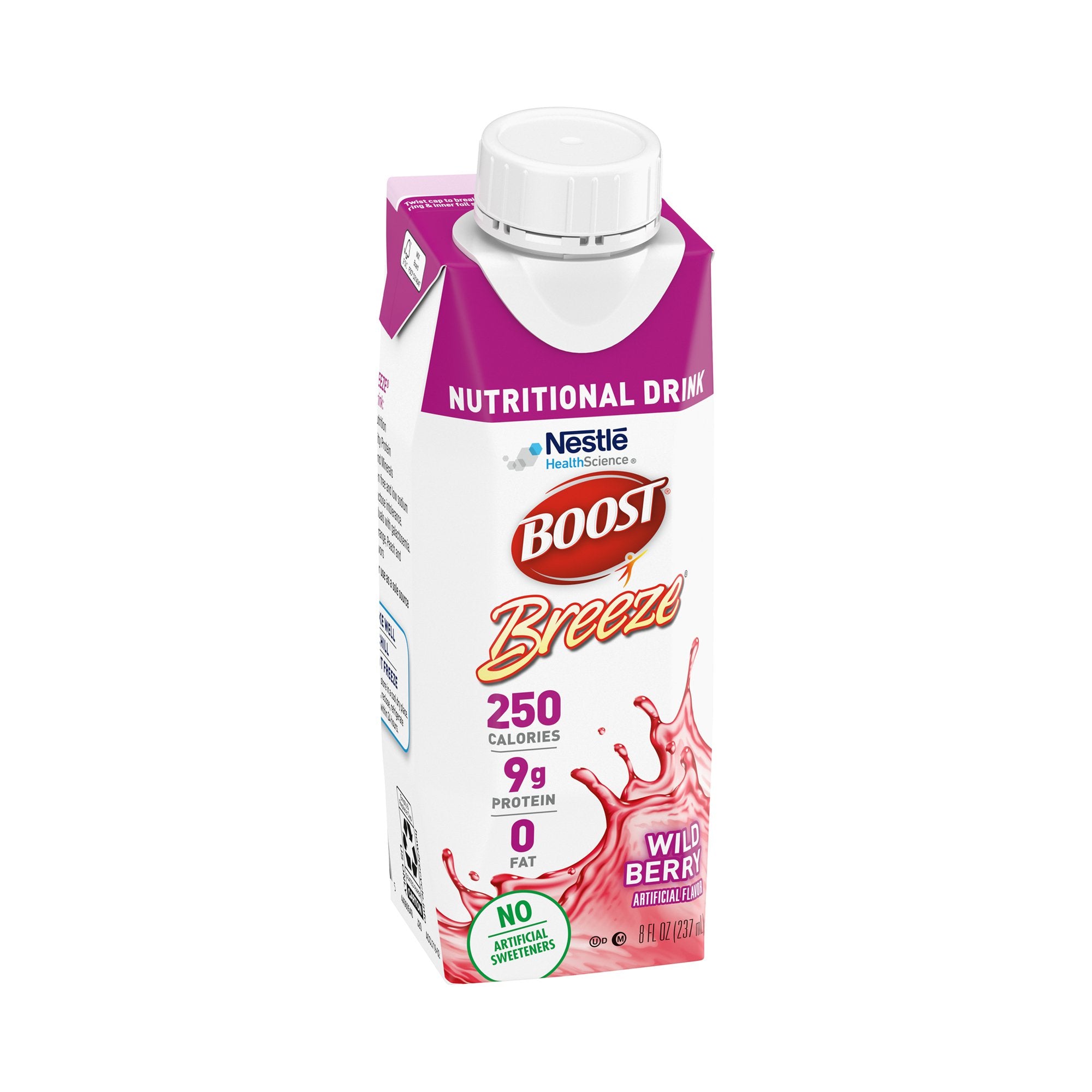 Oral Supplement Boost Breeze® Wild Berry Flavor Liquid 8 oz. Carton - image 4