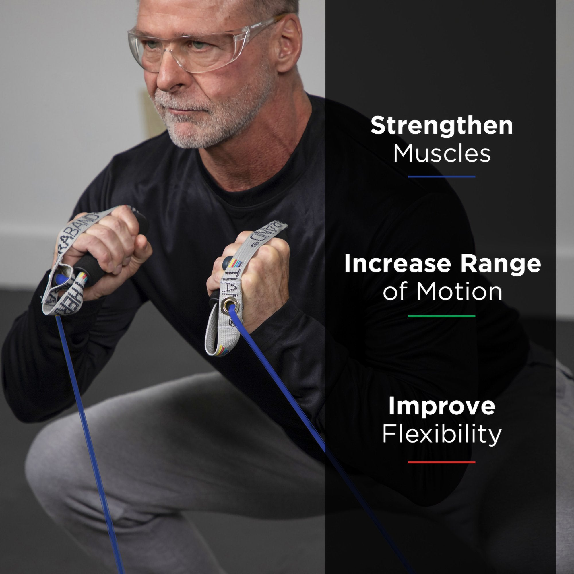 Exercise Resistance Tubing TheraBand® Blue 100 Foot Length Heavy Resistance - image 4