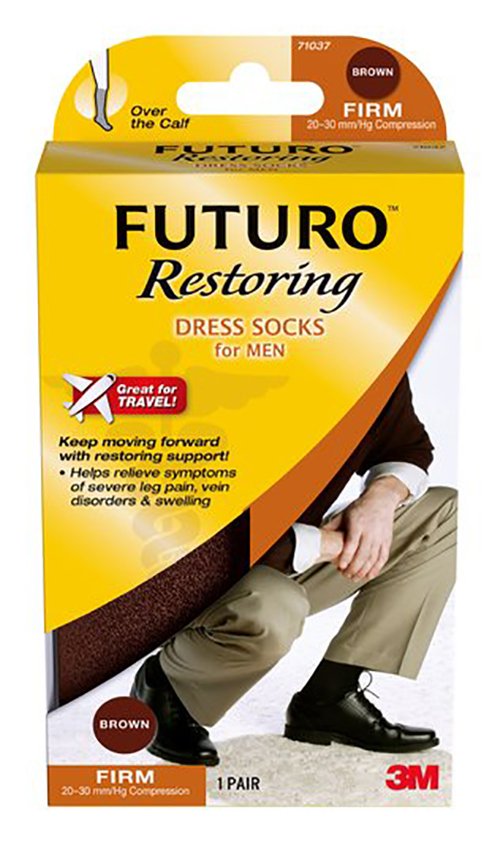 Compression Socks 3M™ Futuro™ Knee High X-Large Black Closed Toe