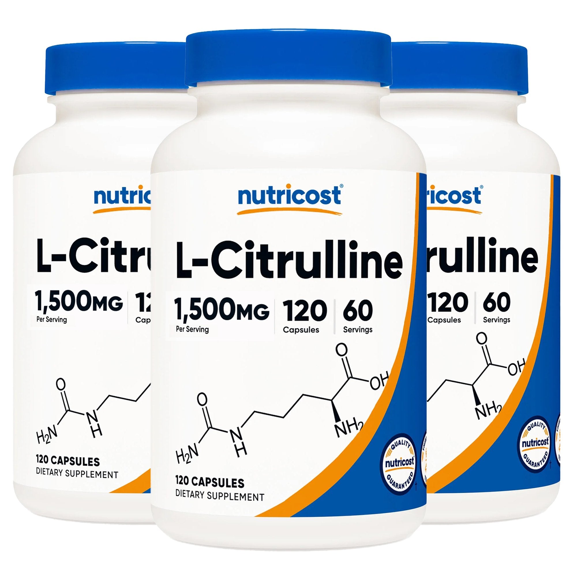 Dietary Supplement nutricost® L-Citrulline 1,500 mg Strength Capsule 120 Per Bottle - image 4