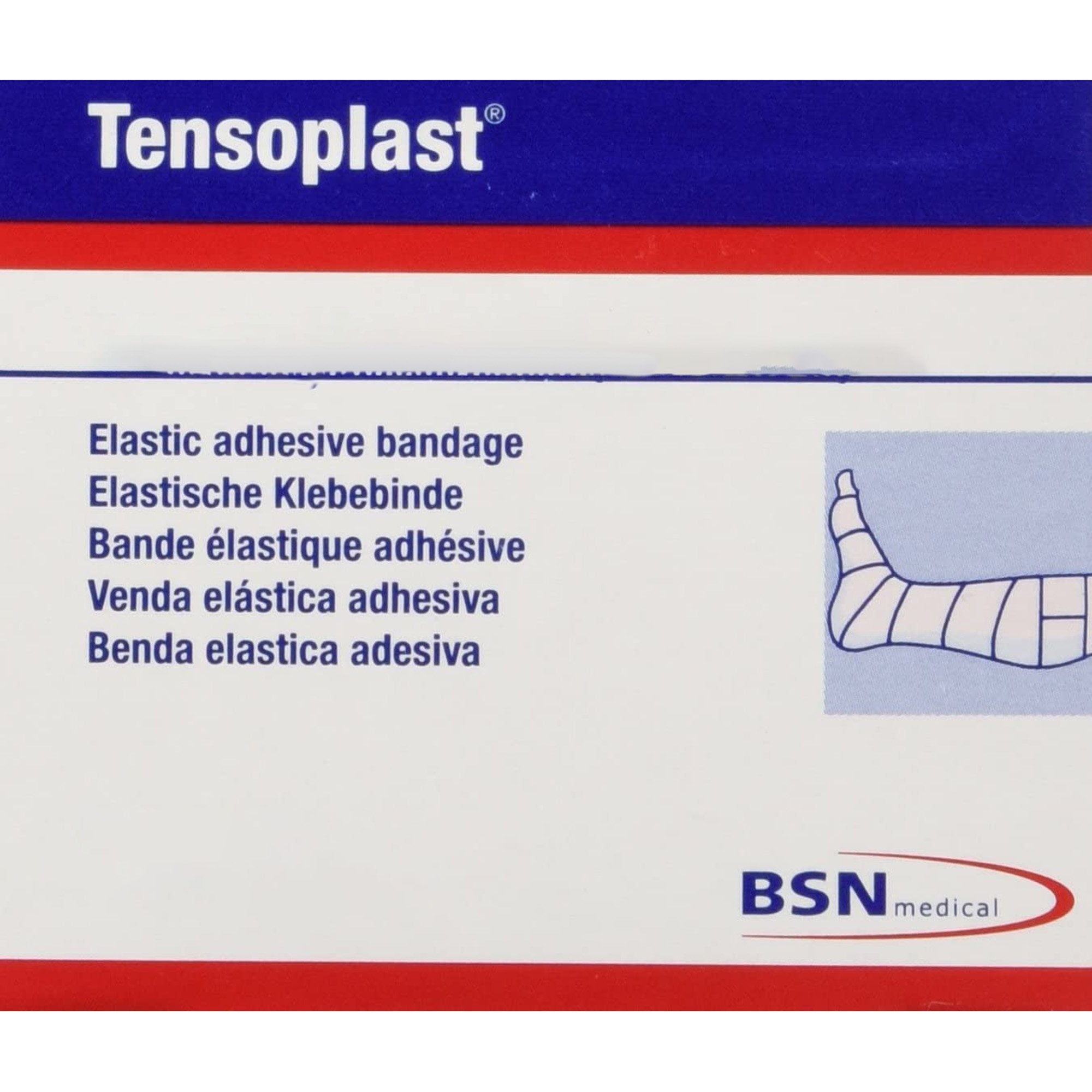 Elastic Adhesive Bandage Tensoplast® 1 Inch X 5 Yard No Closure Tan NonSterile Medium Compression