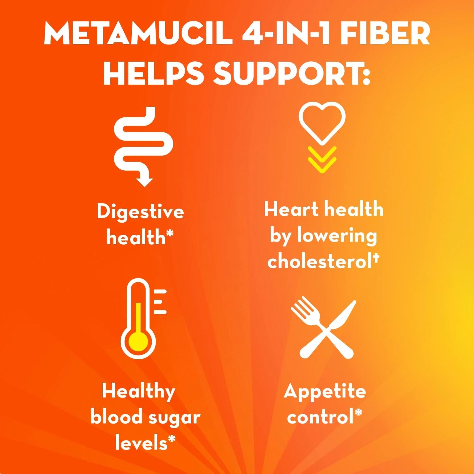 Fiber Supplement Metamucil® Unflavored Powder 23.3 oz. Psyllium Husk - image 2