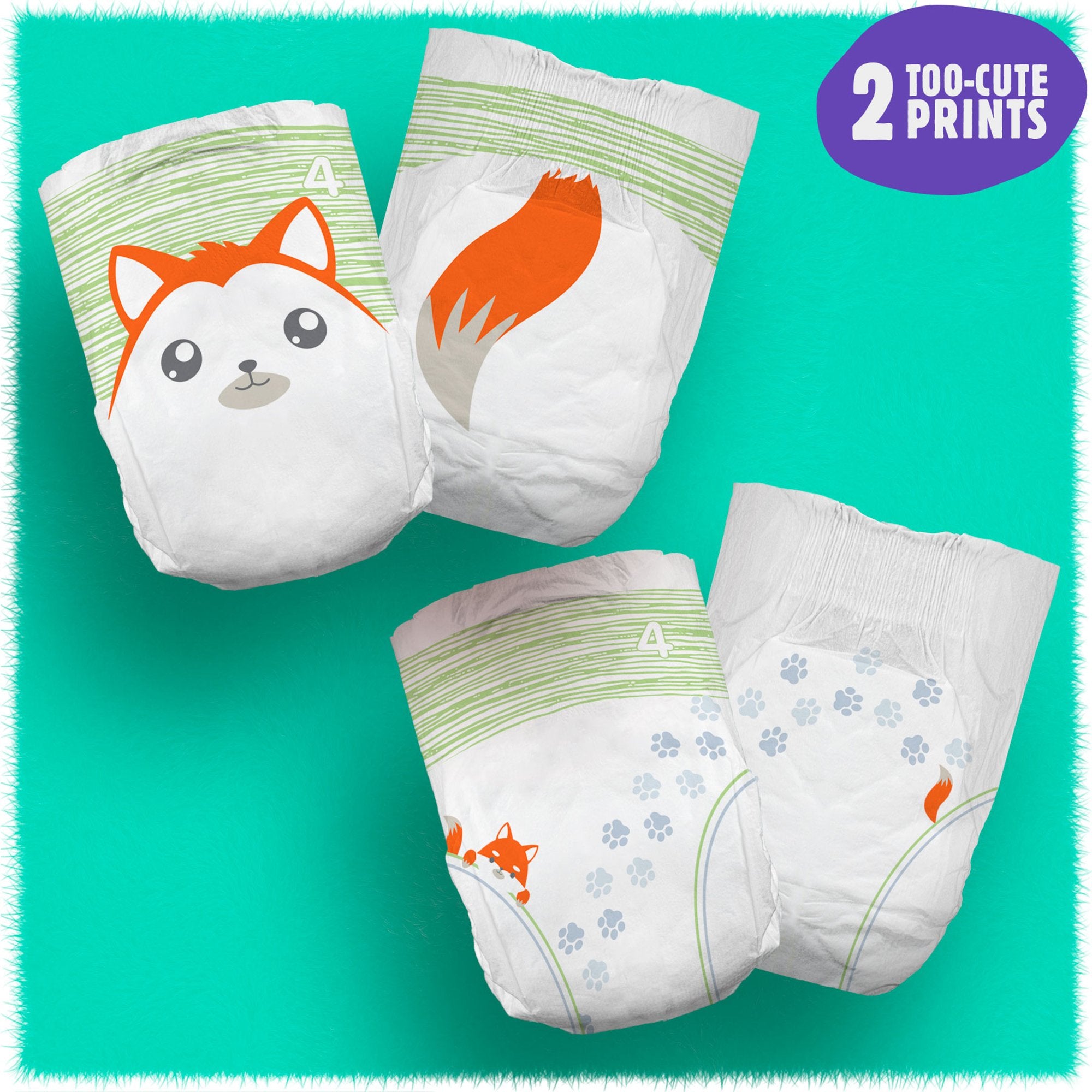 Unisex Baby Diaper Cuties® Complete Care Size 4 Disposable Heavy Absorbency - image 2