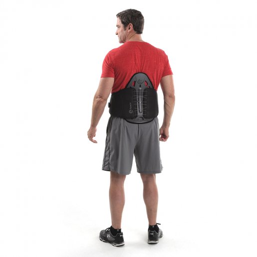 Back Brace Exos® FORM™ II 637 Small / Medium Hook and Loop Strap Closure 28 to 50 Inch Waist Circumference Adult