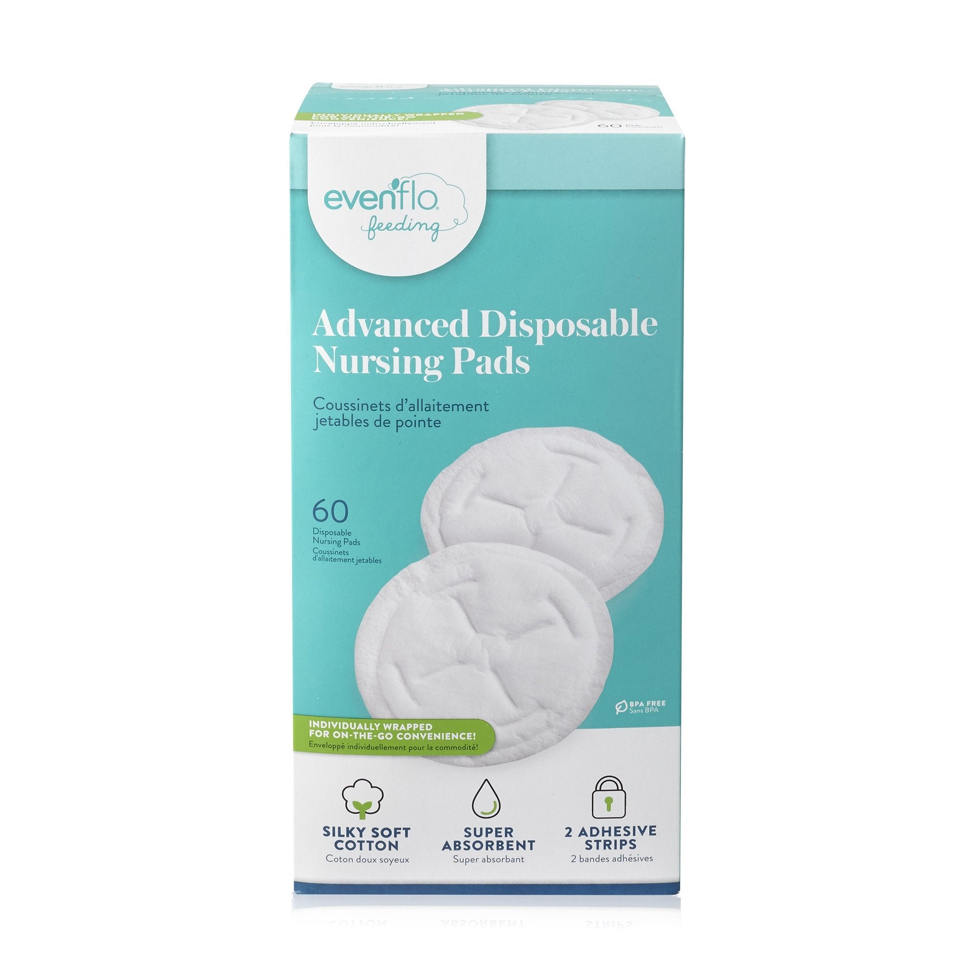 Nursing Pad Evenflo Advanced One Size Fits Most Breathable Material Disposable - image 3