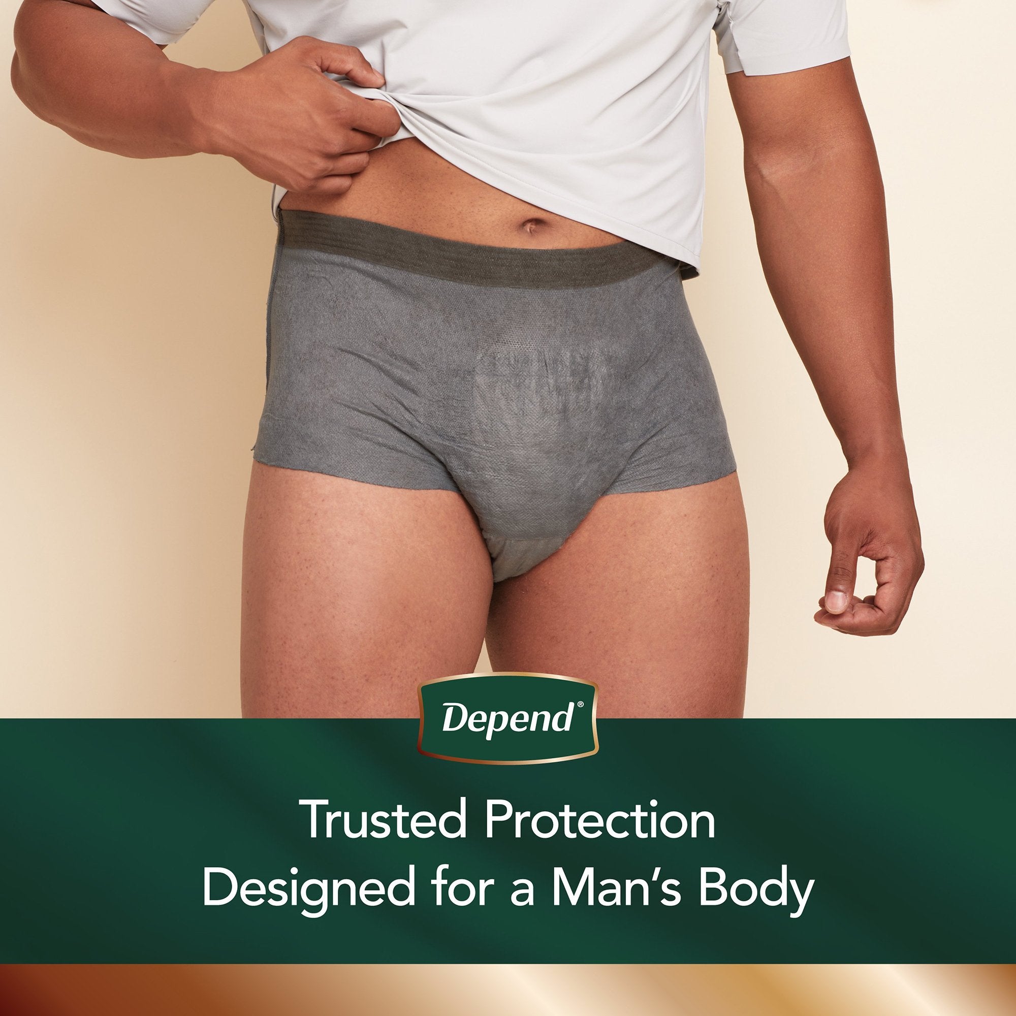 Absorbent Underwear Depend® Real Fit® Waistband Style Adult Small / Medium Male Disposable Heavy Absorbency - image 6