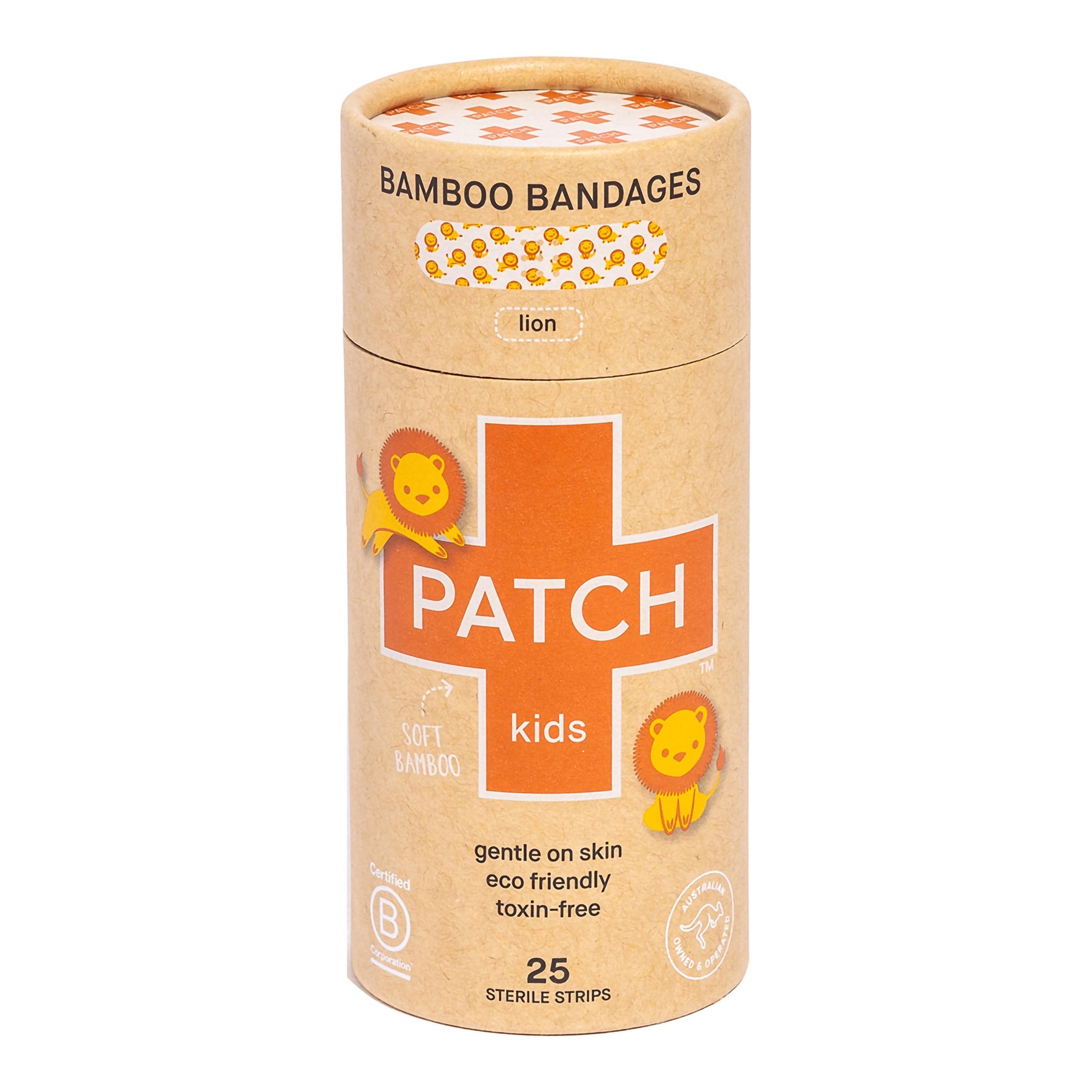 Adhesive Strip Patch™ Kids Bamboo Kid Design (Lion) 3/4 X 3 Inch Sterile - image 2