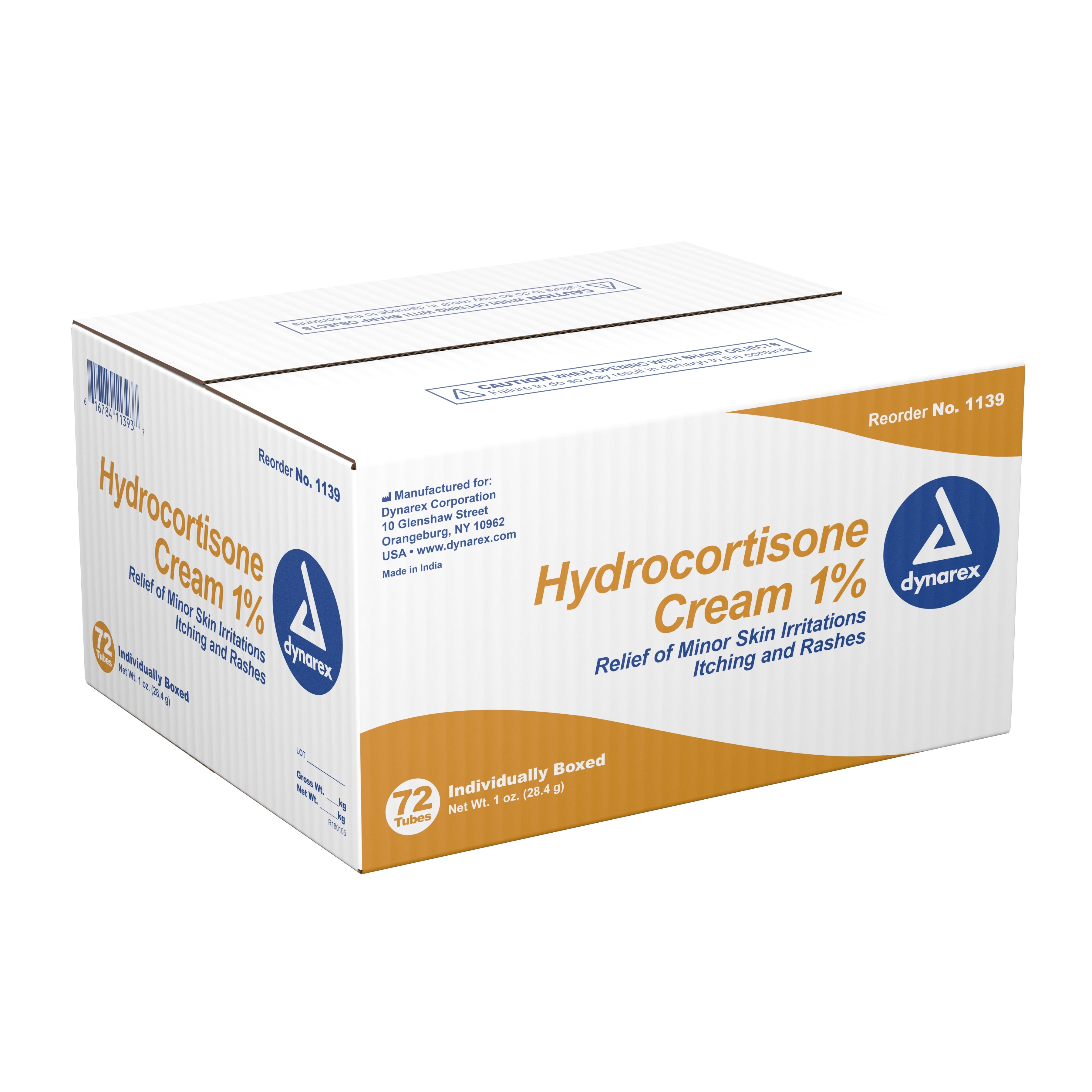 Itch Relief Dynarex 1% Strength Cream 1 oz. Tube - image 3