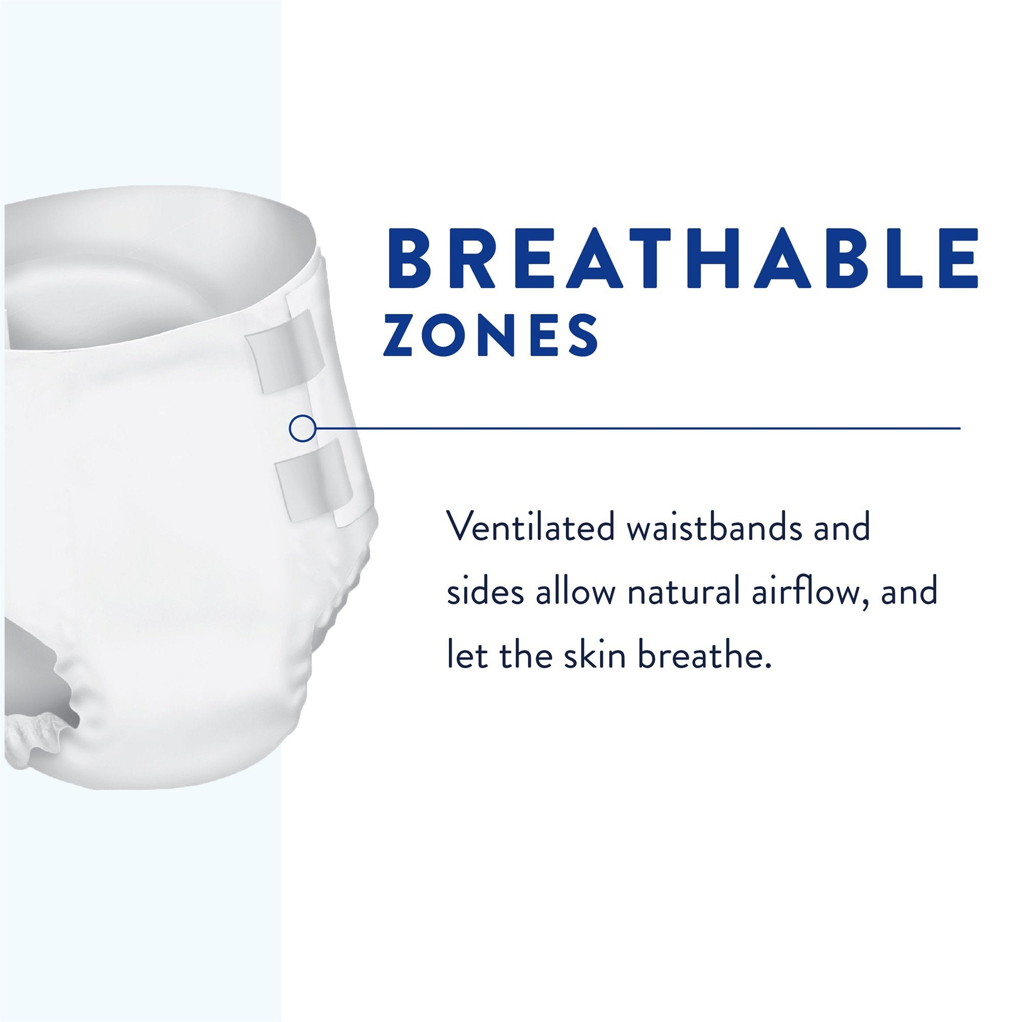 Incontinence Brief Prevail® Nu-Fit® Adult Medium Unisex Disposable Heavy Absorbency - image 6