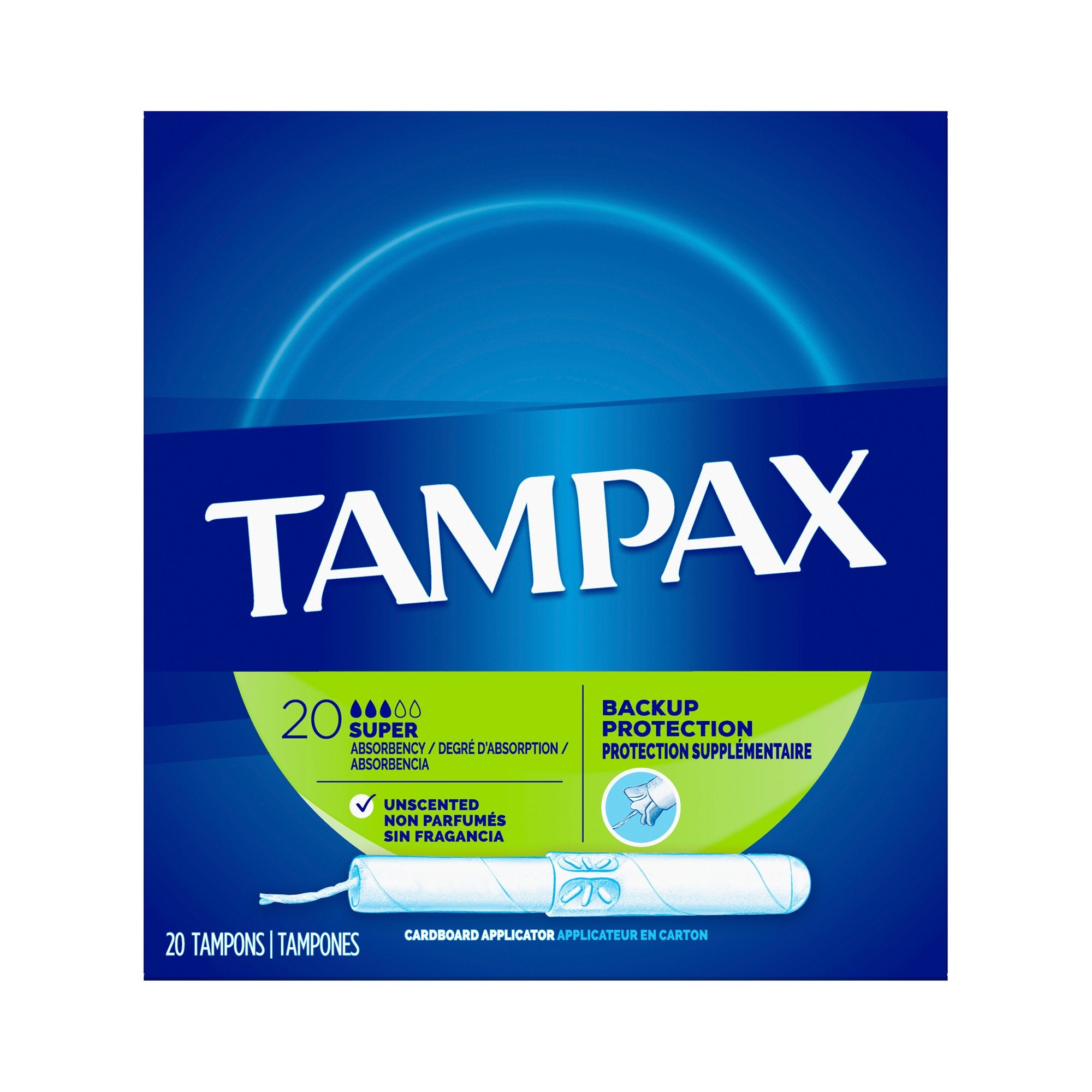 Tampon Tampax® Pearl Smooth Super Absorbency Plastic Applicator Individually Wrapped - image 2