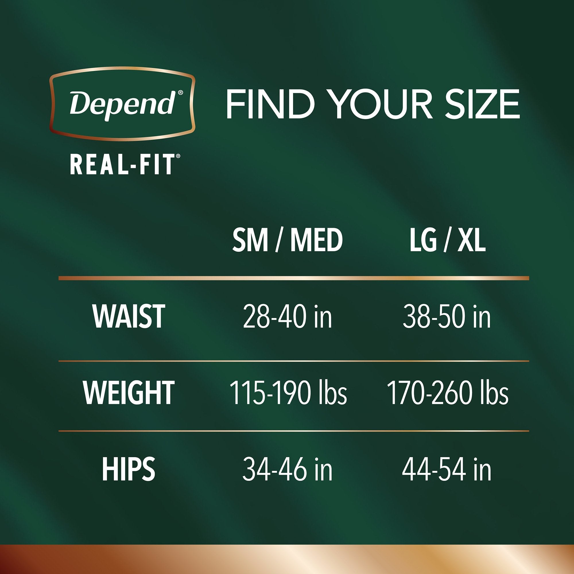 Absorbent Underwear Depend® Real Fit® Waistband Style Adult Small / Medium Male Disposable Heavy Absorbency - image 2