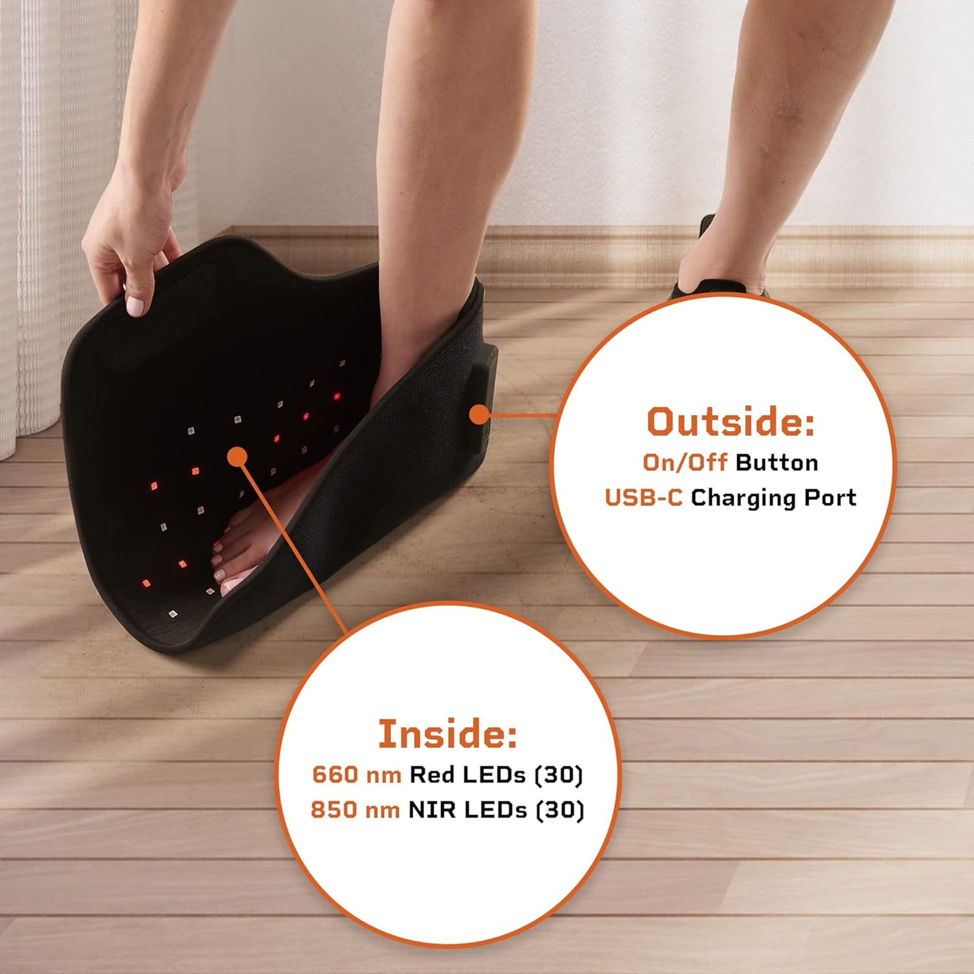 Ankle Support Lifepro®AllevaSole Wrap Around Ankle / Foot - image 10