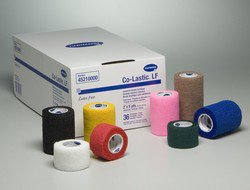 Cohesive Bandage Co-Lastic® 3 Inch X 5 Yard Self-Adherent Closure Assorted Colors NonSterile Standard Compression