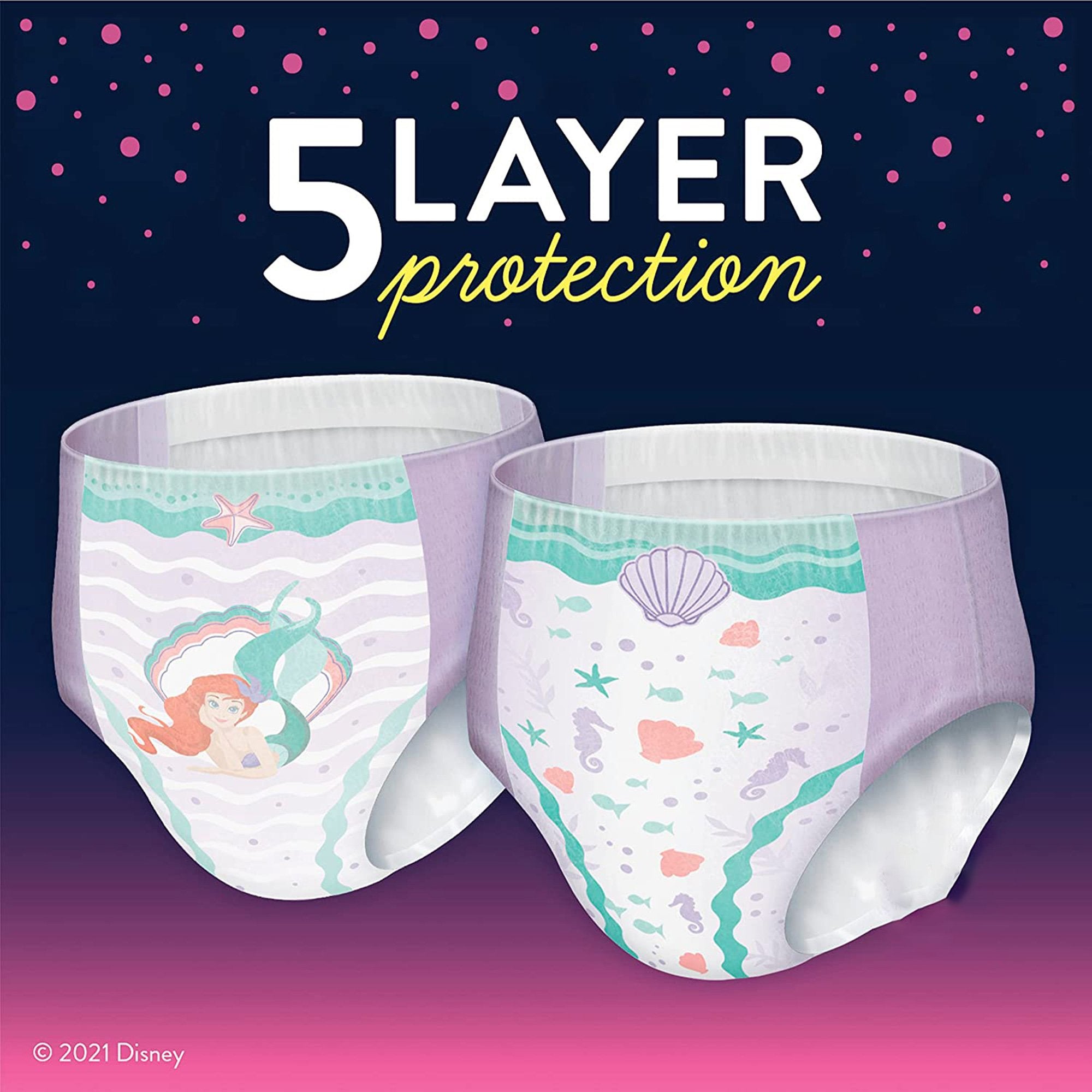 Female Youth Absorbent Underwear GoodNites® Pull On with Tear Away Seams Small / Medium Disposable Heavy Absorbency - image 4