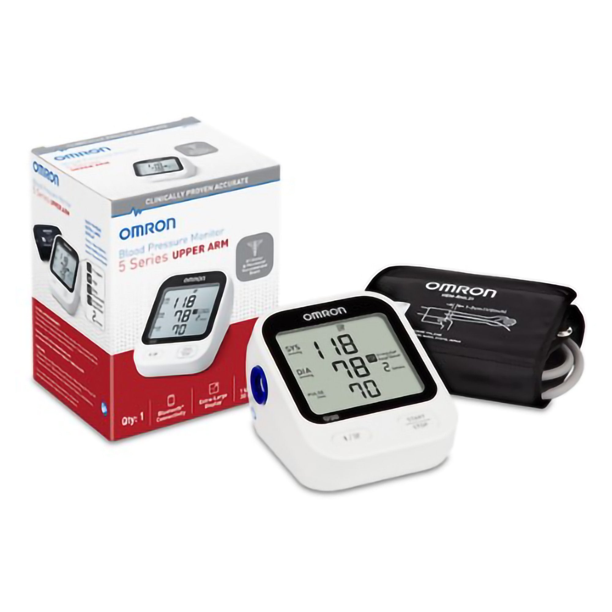 Home Automatic Digital Blood Pressure Monitor 5 Series® Adult Cuff 9 to 17 Inch Desk Model