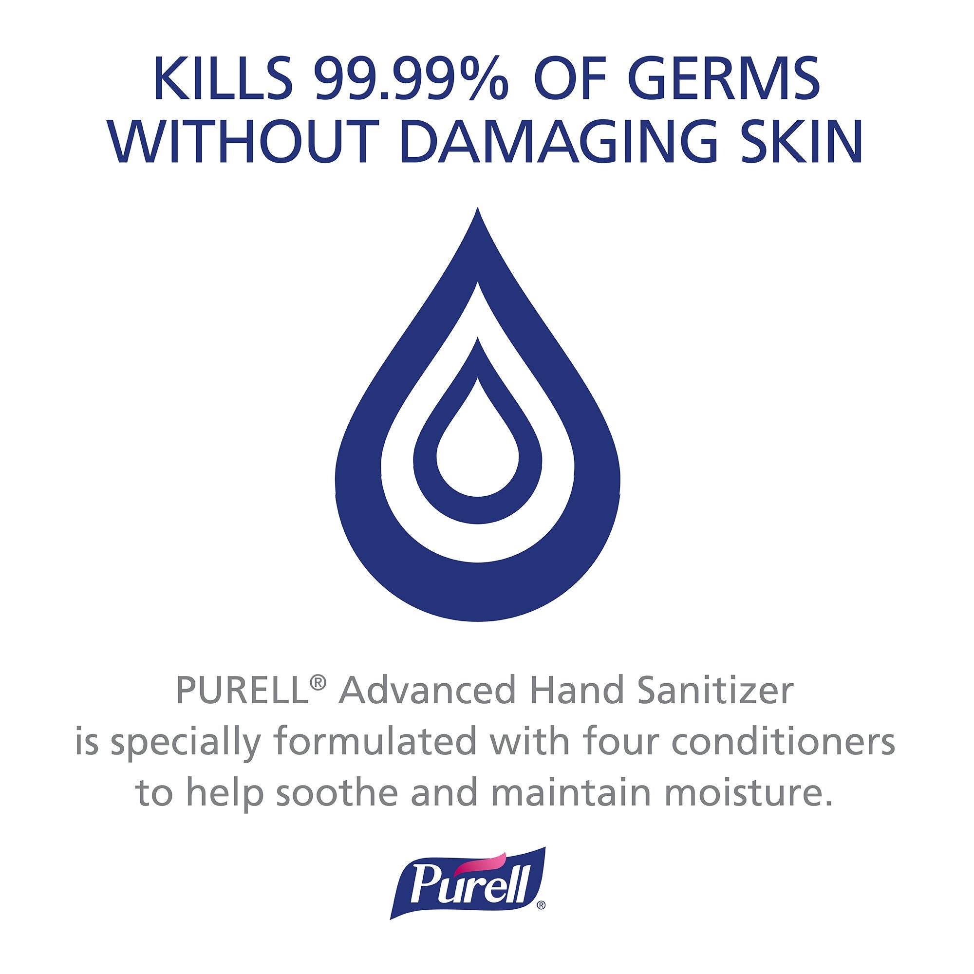 Hand Sanitizer Purell® Advanced 1,200 mL Ethyl Alcohol Foaming Dispenser Refill Bottle - image 7