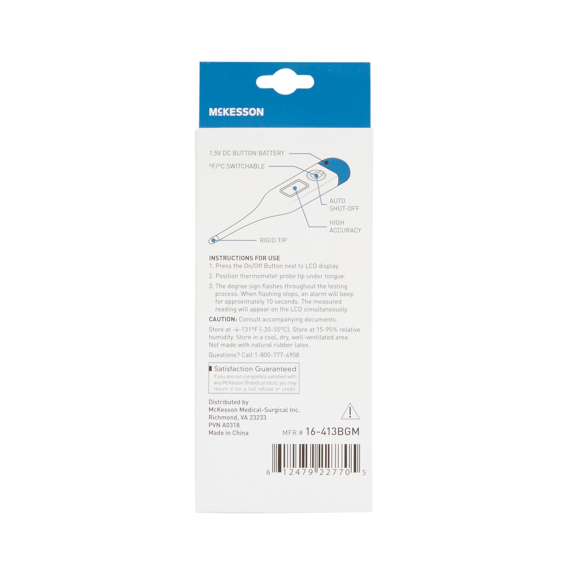Digital Stick Thermometer McKesson Oral Probe Handheld - image 8