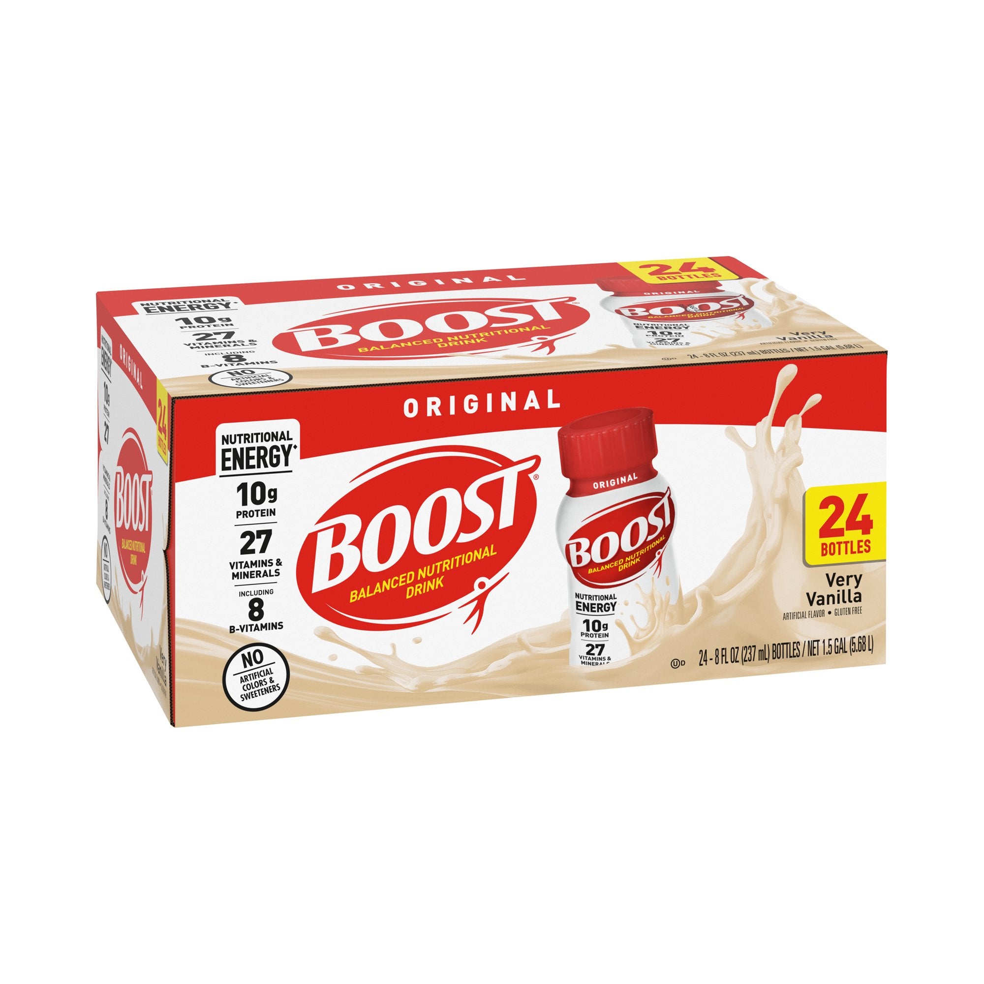 Oral Supplement Boost® Original Very Vanilla Flavor Liquid 8 oz. Bottle