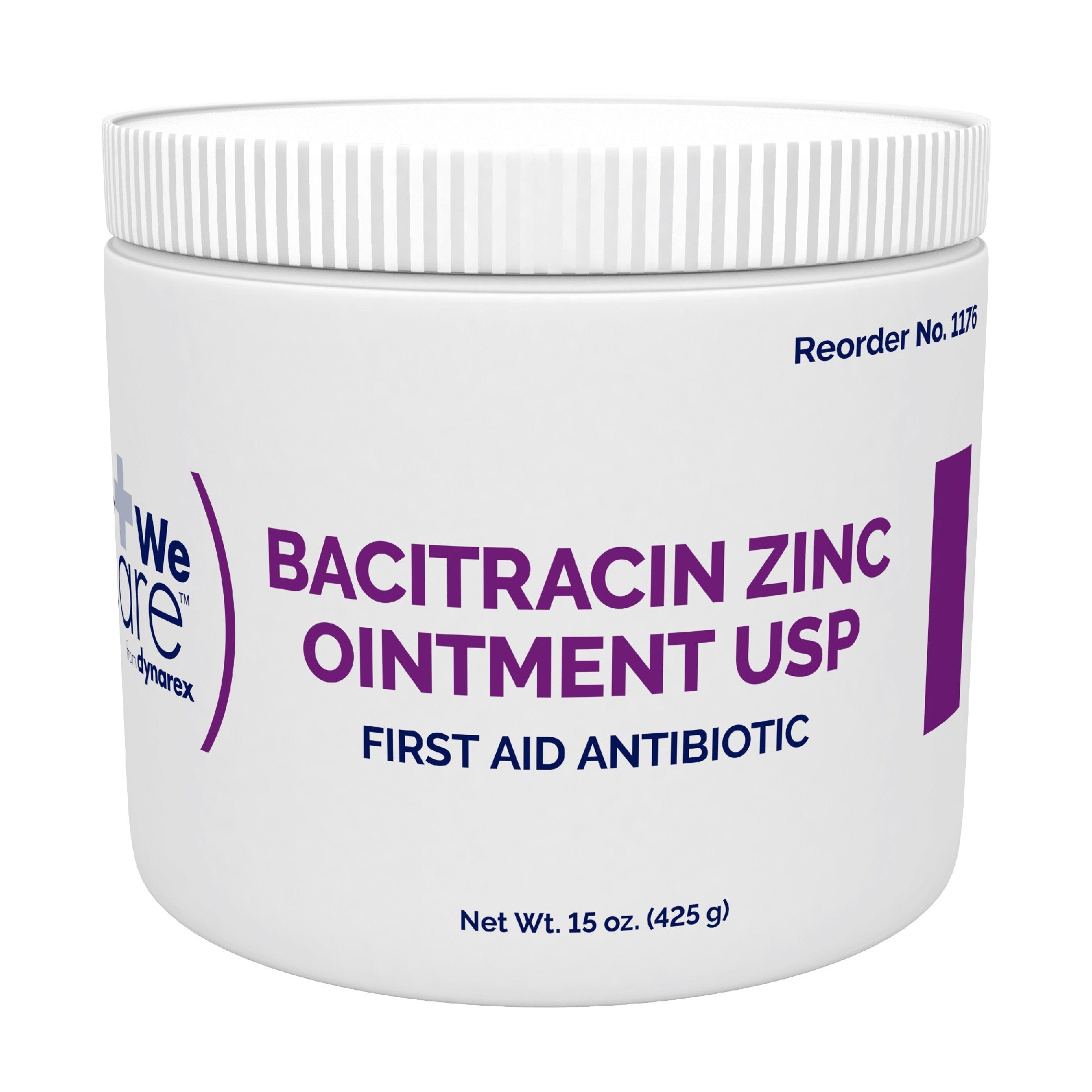 dynarex Bacitracin Zinc First Aid Antibiotic, 15 oz. Jar