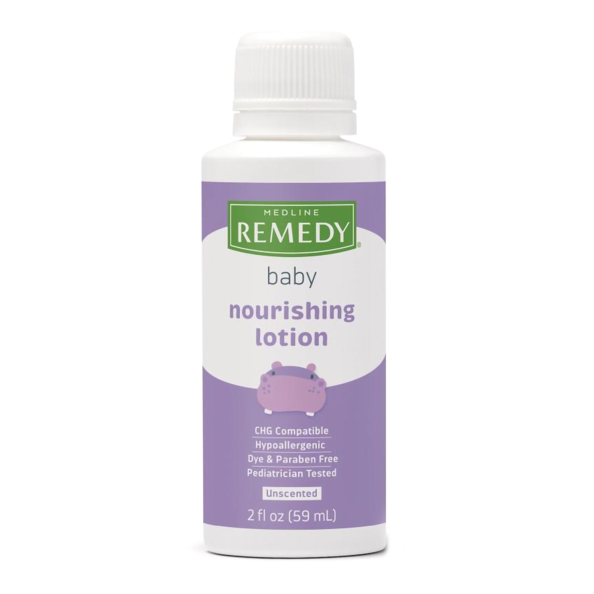 Baby Lotion Medline Remedy® 2 oz. Bottle Unscented Lotion CHG Compatible