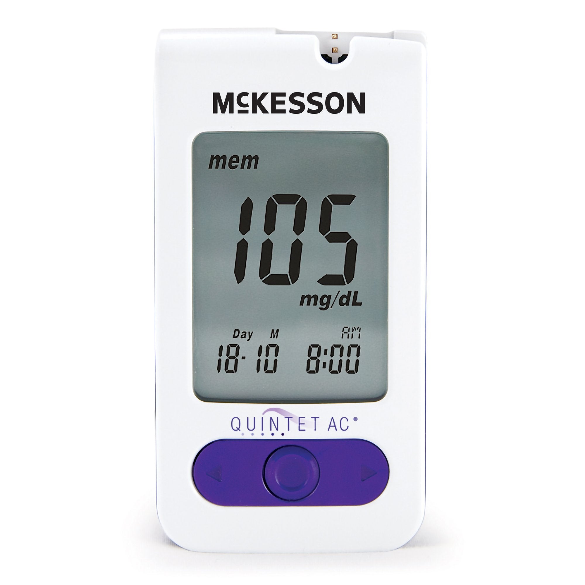 Blood Glucose Meter QUINTET AC® 5 Second Results Stores up to 500 Results No Coding Required - image 2