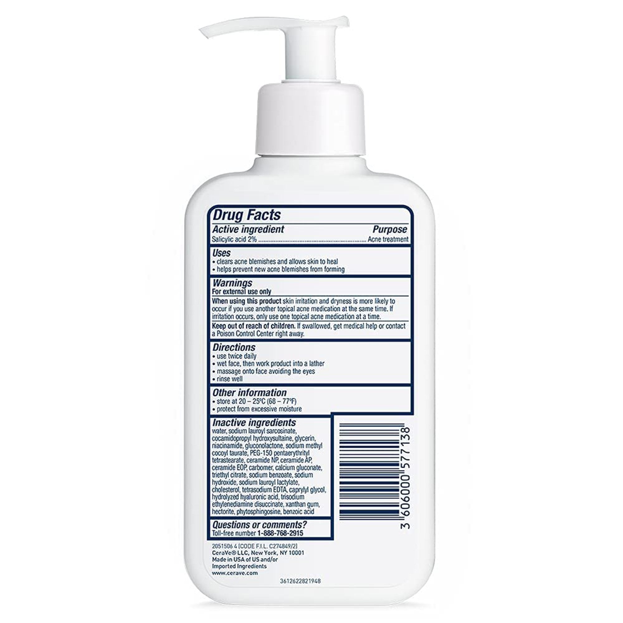 Acne Treatment CeraVe® Acne Control Cleanser 8 oz. Gel - image 2