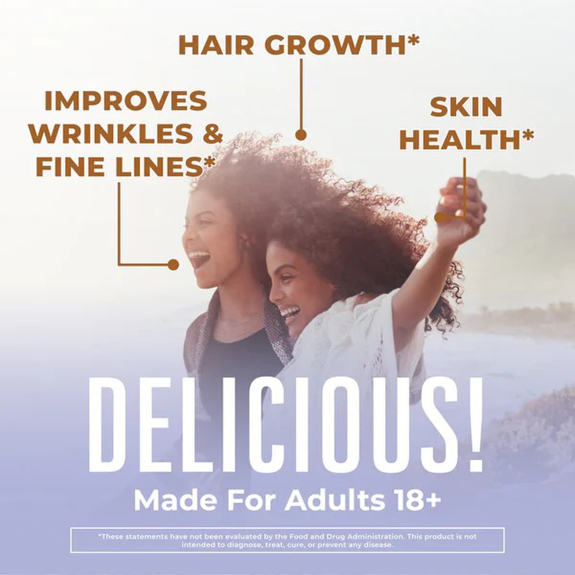 Dietary Supplement Mary Ruth's® Hair Growth Max Liposomal Vitamin E / B6 / Biotin 4 mg / 3 mg / 10,000 mcg Strength Liquid 15.22 oz. Almond Cookie Flavor - image 6