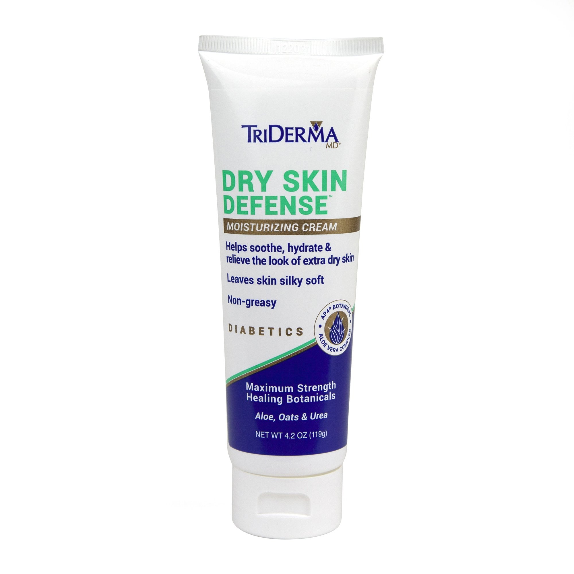 Hand and Body Moisturizer TriDerma® MD Diabetic Dry Skin Defense™ 4.2 oz. Tube Unscented Cream - image 5