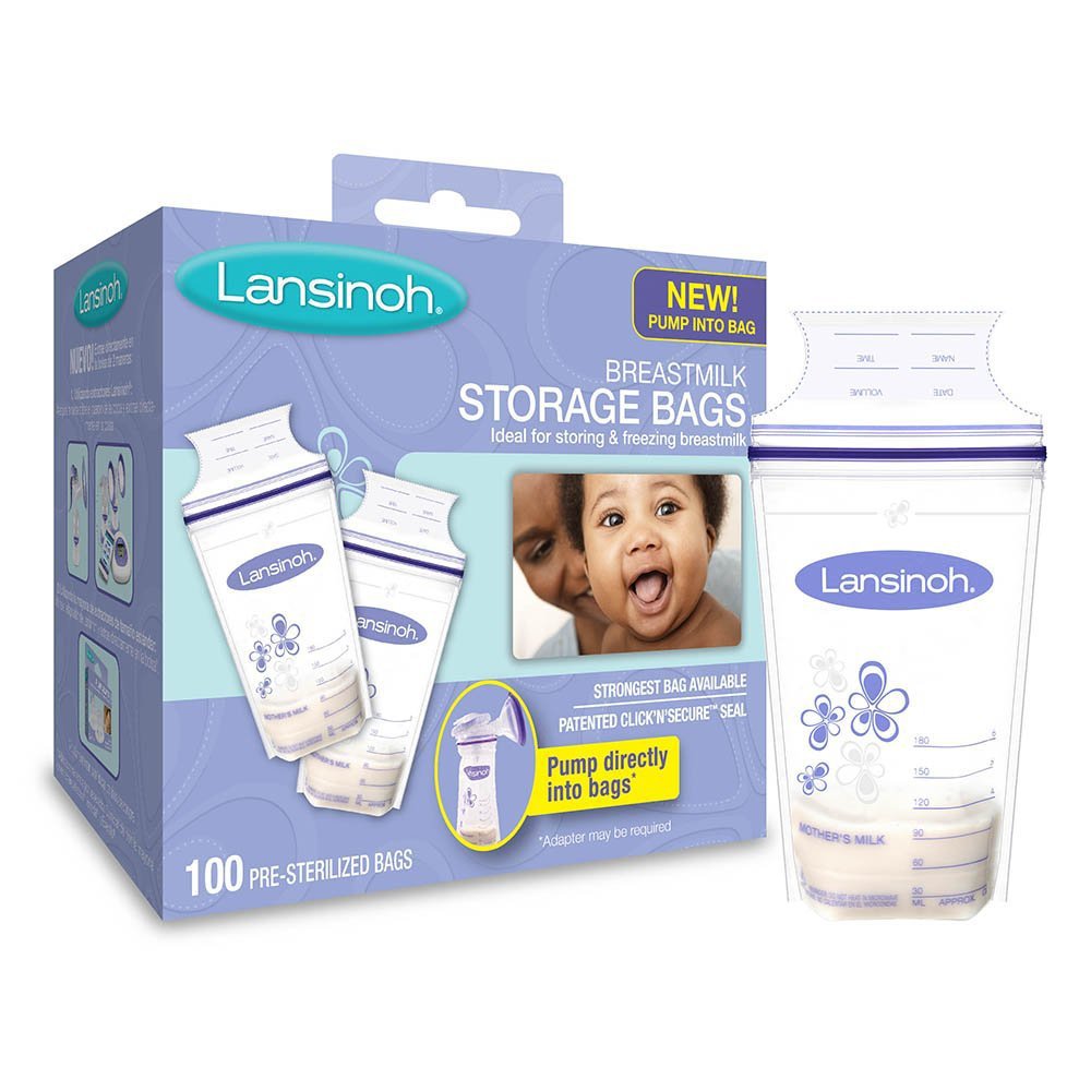 Breast Milk Storage Bag Lansinoh® 6 oz. Clear